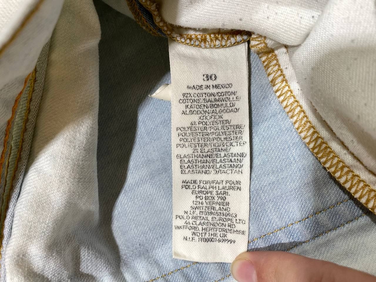 Polo Ralph Lauren Vintage Polo Ralph Lauren Faded Blue Straight Leg Jeans Size US 30 / EU 46 - 2 Thumbnail