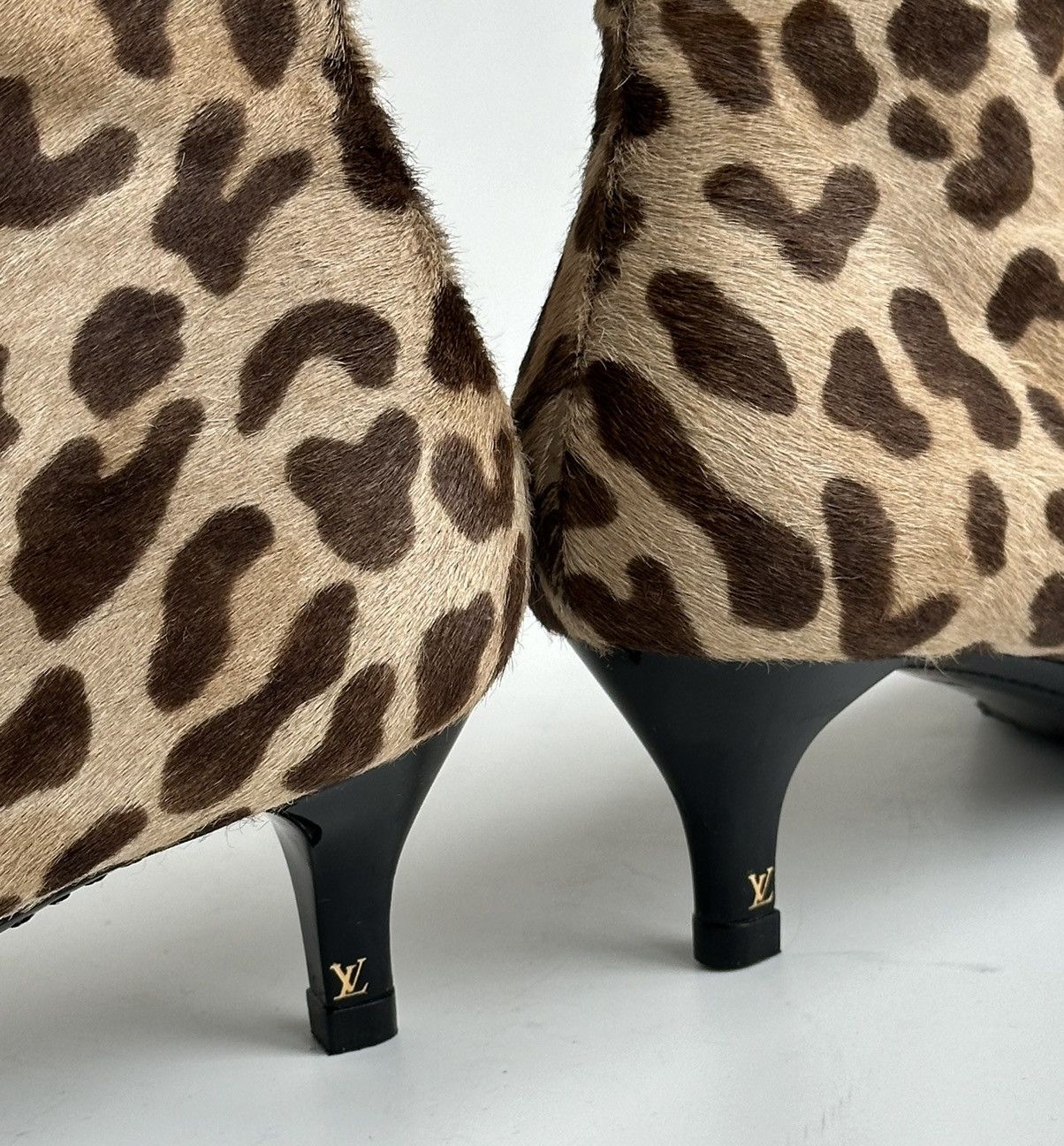 Louis Vuitton × Vintage *sz36.5* LOUIS VUITTON 2003 Leopard Zip Boots y2k archive Size US 6.5 / IT 36.5 - 10 Thumbnail