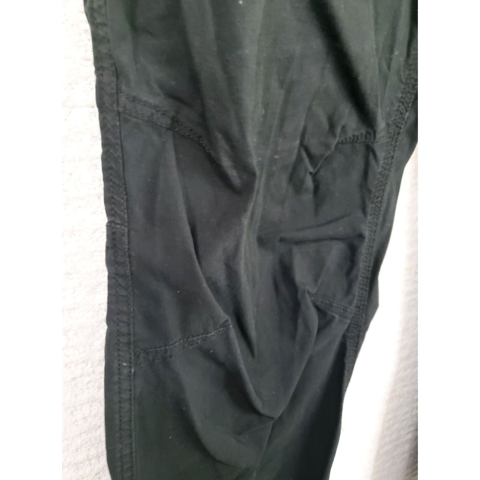 Vintage Swiss Tech Performance Pants Mens 38 Black Straight Front 5-Pocket Inseam 25.5" Lightweight Casual Travel Hiking Fit Regular Size 38 Mens Size US 38 / EU 54 - 3 Thumbnail