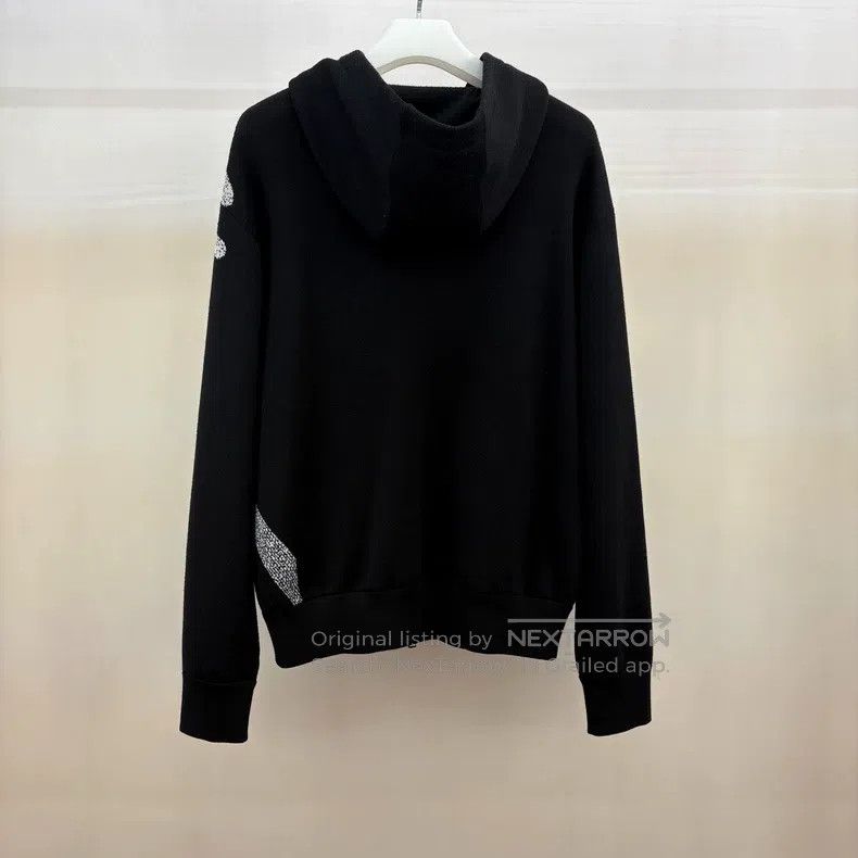 Louis Vuitton Louis Vuitton Yayoi Kusama Co-Branded Black Zip Hoodie Size US M / EU 48-50 / 2 - 2 Thumbnail