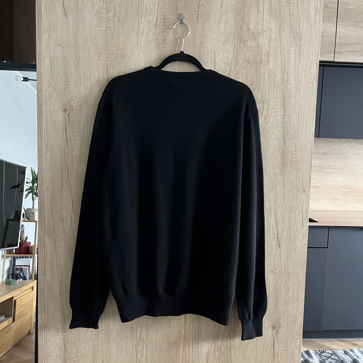 Polo Ralph Lauren Ralph Lauren Wool Knit Sweater Black Vintage Sweatshirt Y2K Size US XL / EU 56 / 4 - 7 Thumbnail