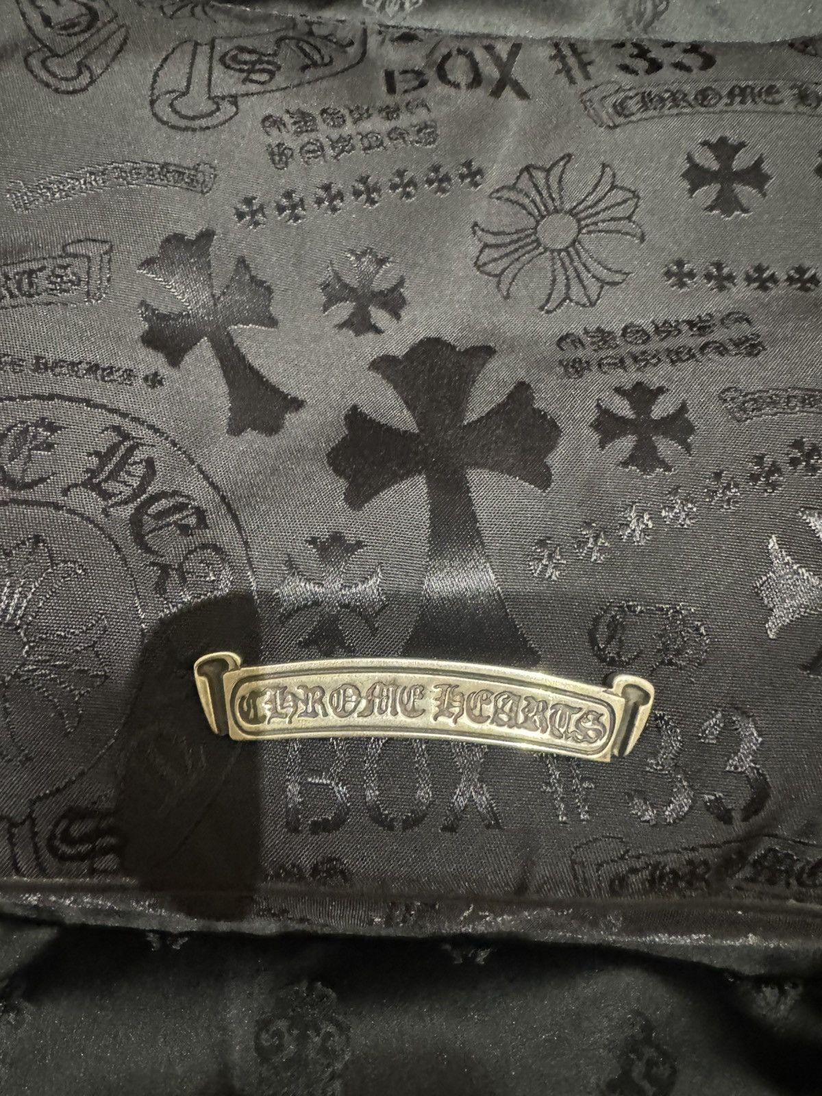 Chrome Hearts Monogram all over logo black nylon chicken nugget bag Size ONE SIZE - 7 Thumbnail