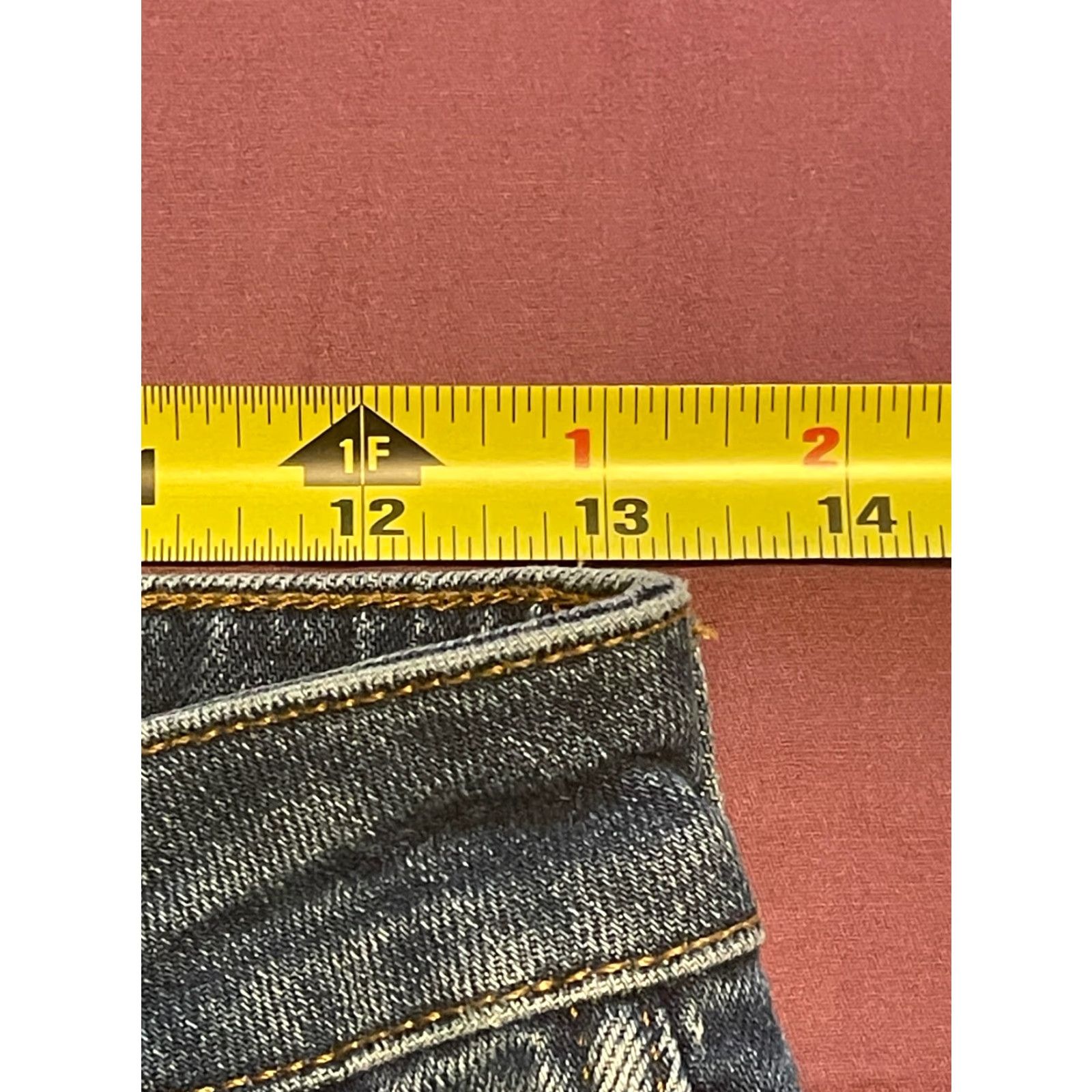Free People Free People We The Free Jeans Womens Bootcut Denim Blue 26 Inseam 32.5 Zip Pockets Stretch Regular Size 26 Size 26" / US 2 / IT 38 - 6 Thumbnail
