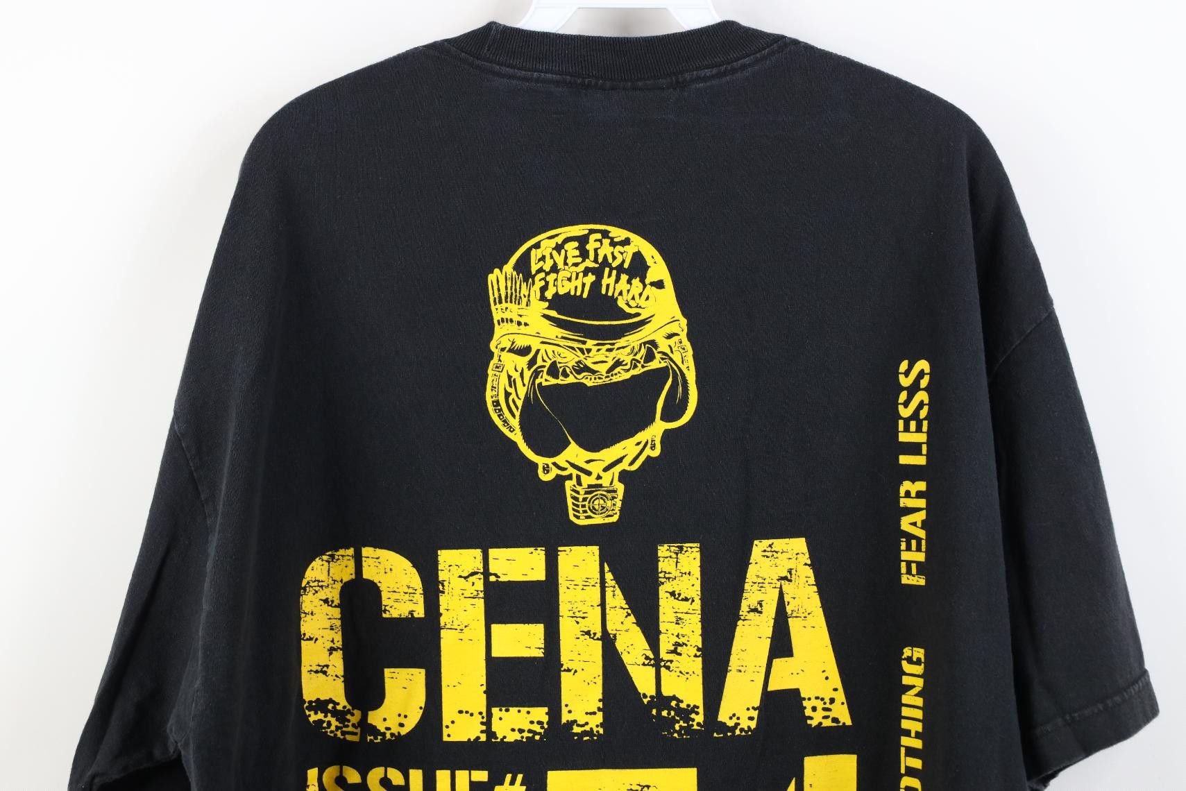 Vintage Vintage Y2K 2002 WWE Wrestling John Cena Issue 54 T-Shirt Size US XL / EU 56 / 4 - 14 Thumbnail