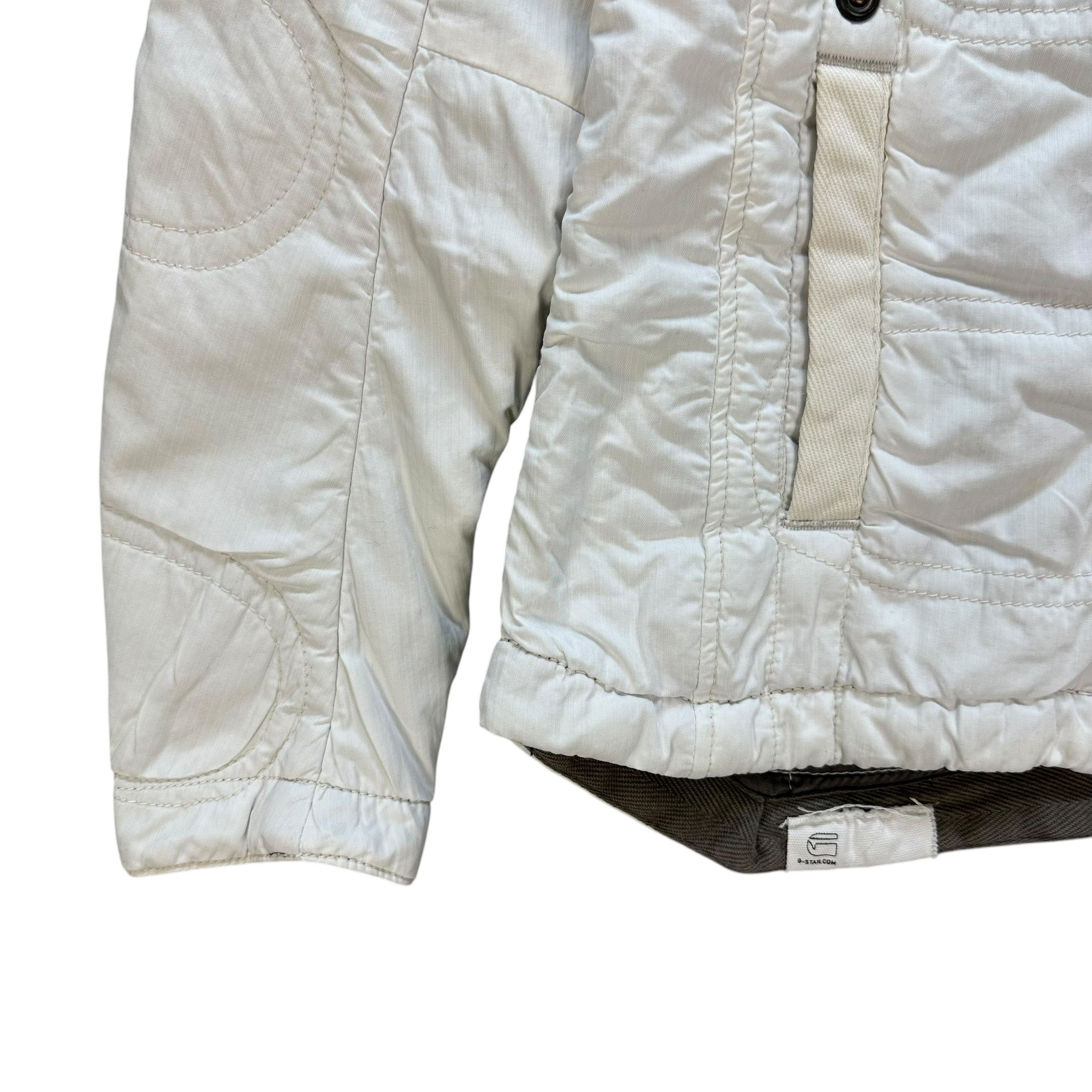 G-Star G-STAR RAW Techwear White Bomber Jacket #A65-1559 Size US S / EU 44-46 / 1 - 6 Thumbnail