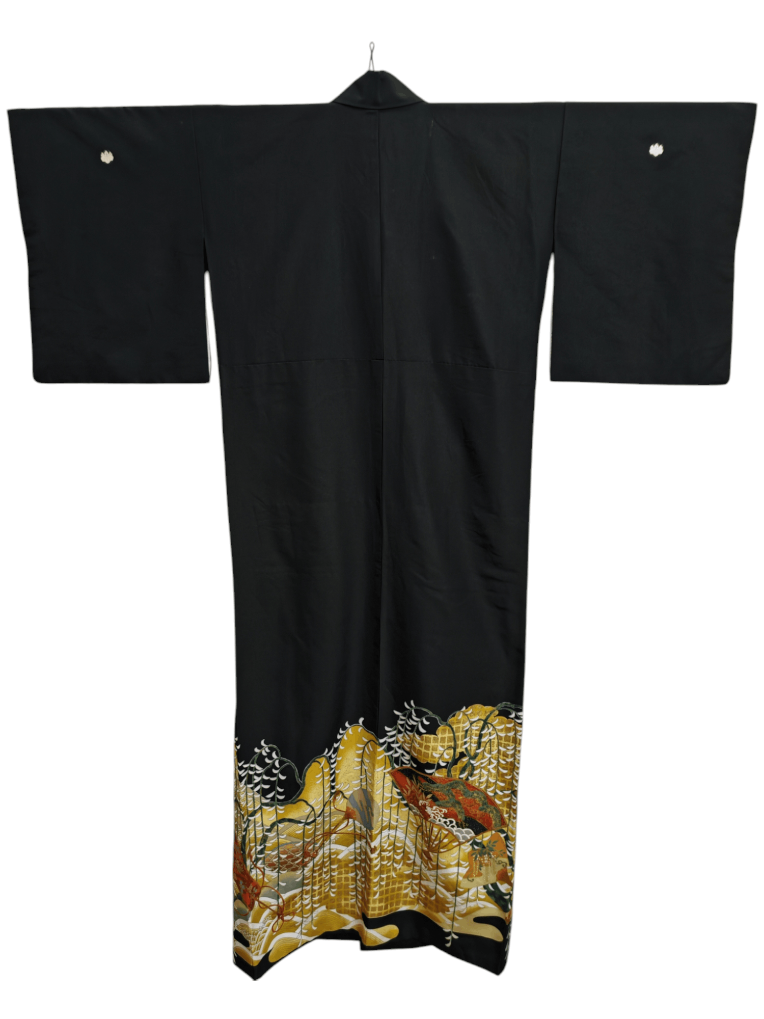 Japanese Brand × Vintage Vintage Japanese Tomesode Kimono Robe Kimono Dress Size US L / EU 52-54 / 3 - 4 Thumbnail