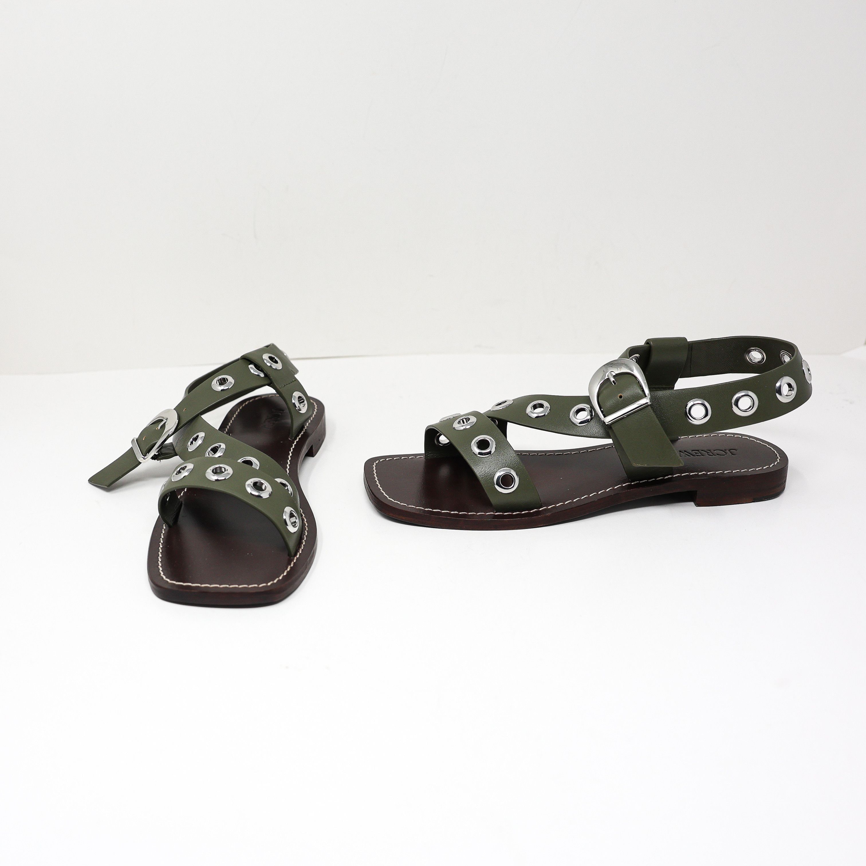 J.Crew NEW J. Crew Grommet Cross Strap Open Size US 6.5 / IT 36.5 - 1 Thumbnail