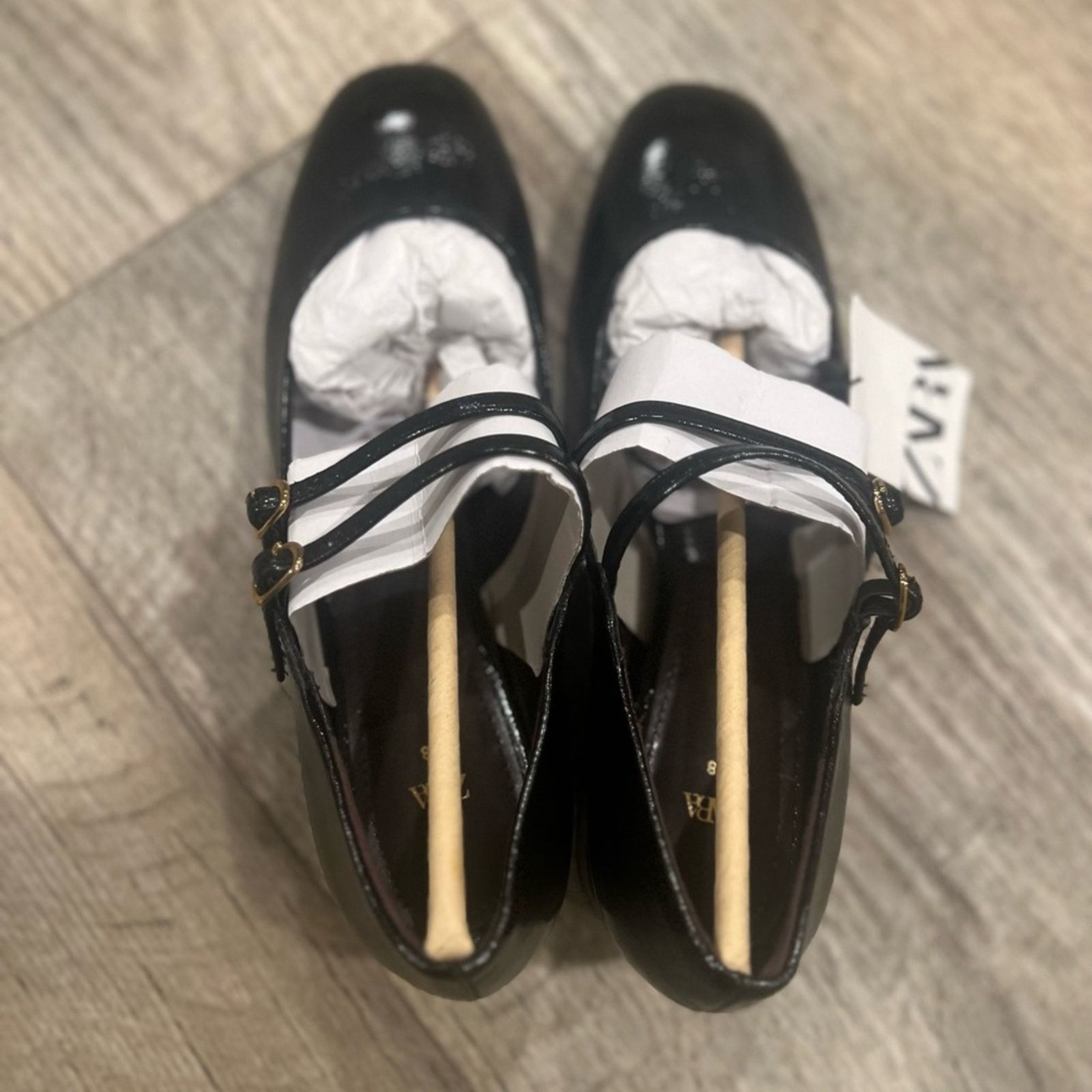 Zara ZARA Faux Patent Leather Heels Size US 9 / IT 39 - 11 Thumbnail
