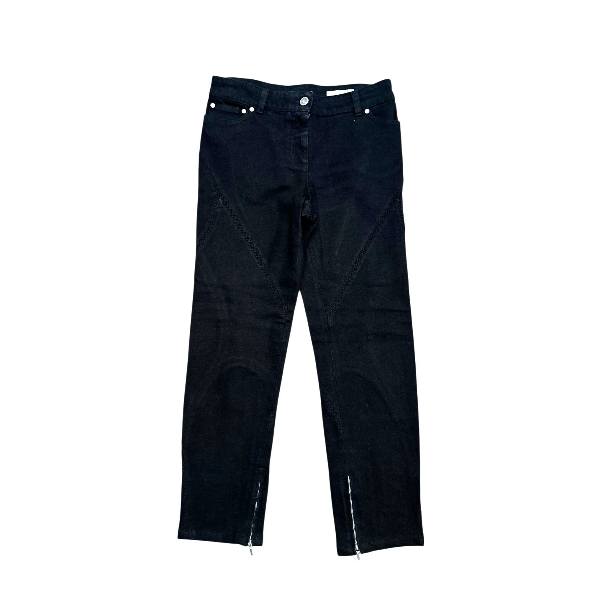 Alexander McQueen 2008 Black Cotton Pants Size 26" / US 2 / IT 38 - 1 Thumbnail