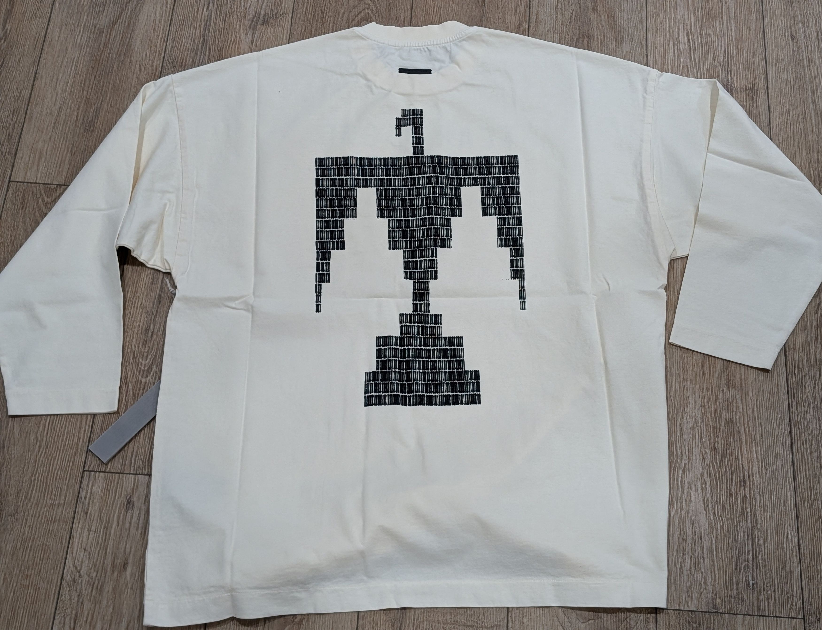 Fear of God FEAR OF GOD Logo Thunderbird LS T-Shirt Cream Large Size US L / EU 52-54 / 3 - 3 Thumbnail