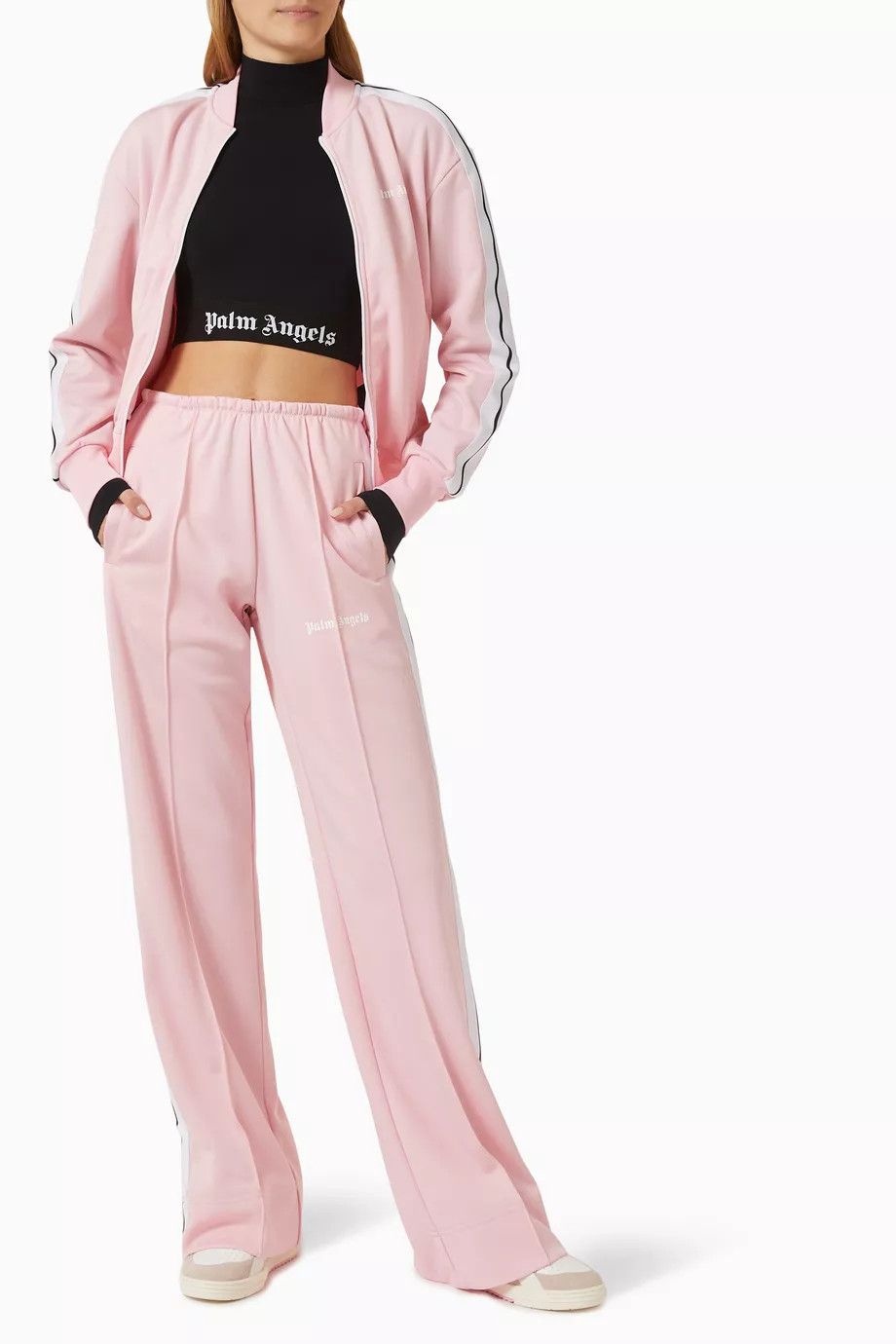 Palm Angels o1y1125 Sweatpant in Pink Size 28" / US 6 / IT 42 - 2 Thumbnail