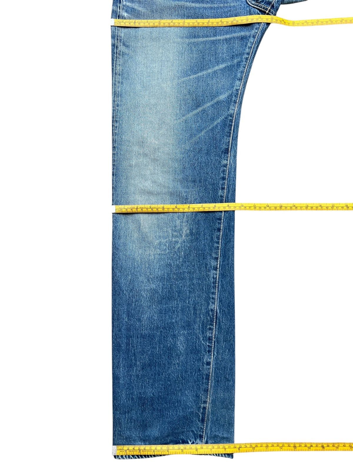 Edwin Vintage Edwin 505SR Selvedge Distressed Denim Jeans 32x34 Size US 32 / EU 48 - 14 Thumbnail