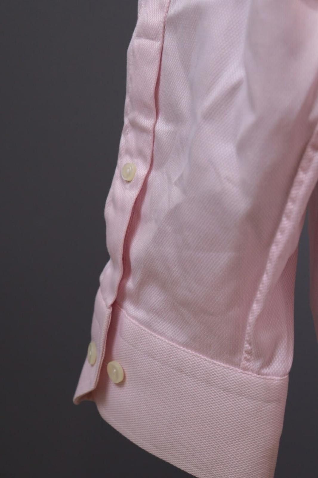 Eton Eton Slim Fit Pink Button Down Dress Shirt Size 47 / 18 Size US M / EU 48-50 / 2 - 10 Thumbnail