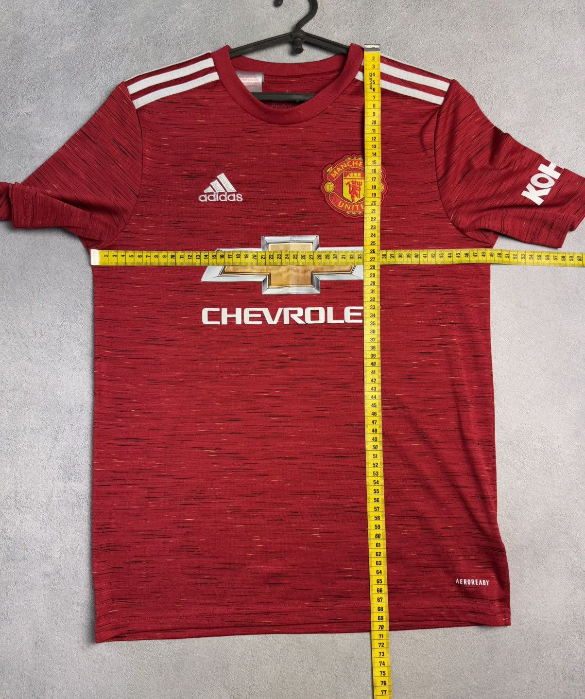 Adidas Manchester United 2020 2021 Home Shirt Soccer Jersey Adidas Size US S / EU 44-46 / 1 - 8 Thumbnail