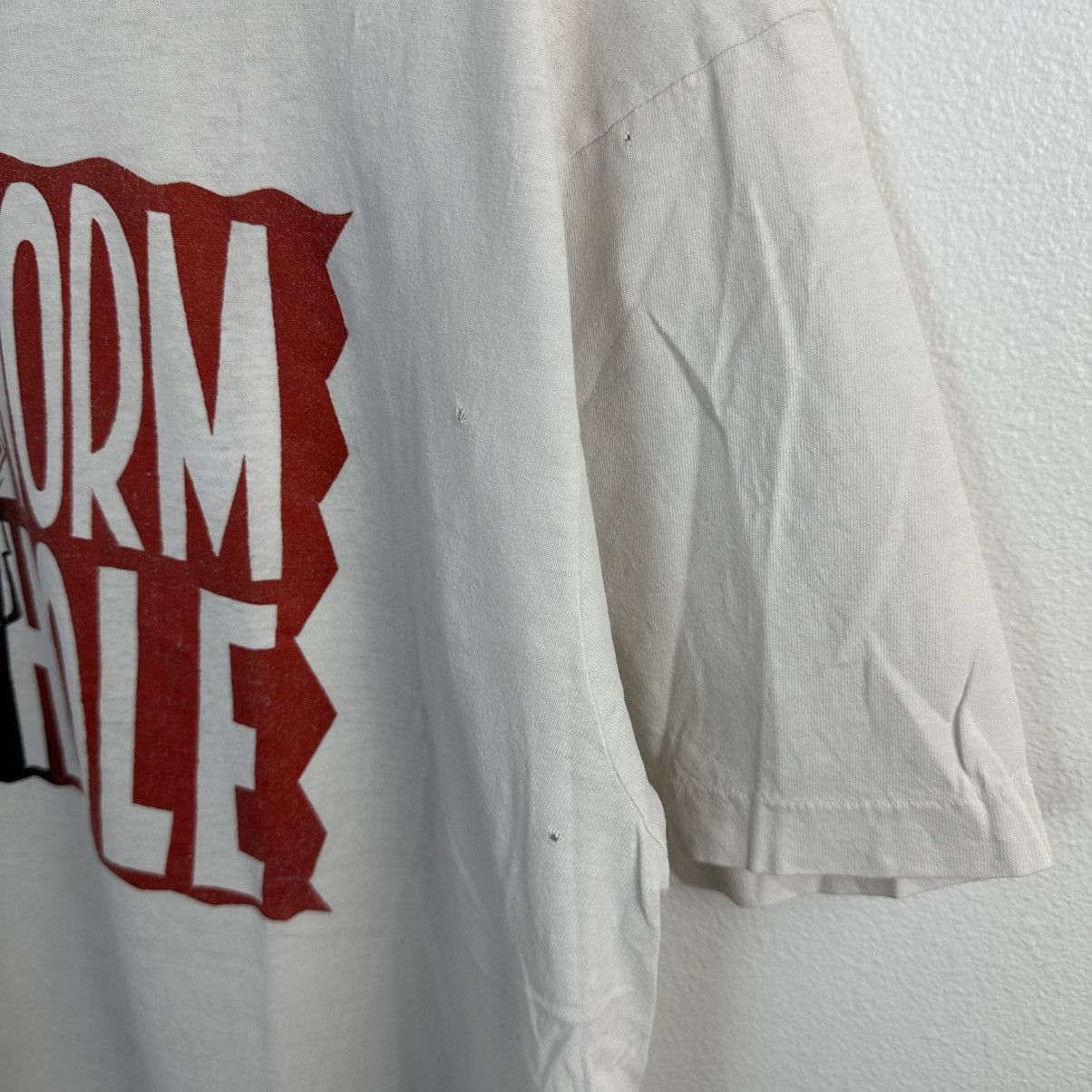 Band Tees Vintage Worm Hole T Shirt 1980s 1990s Fruit Of The Loom XXL Size US XXL / EU 58 / 5 - 6 Thumbnail