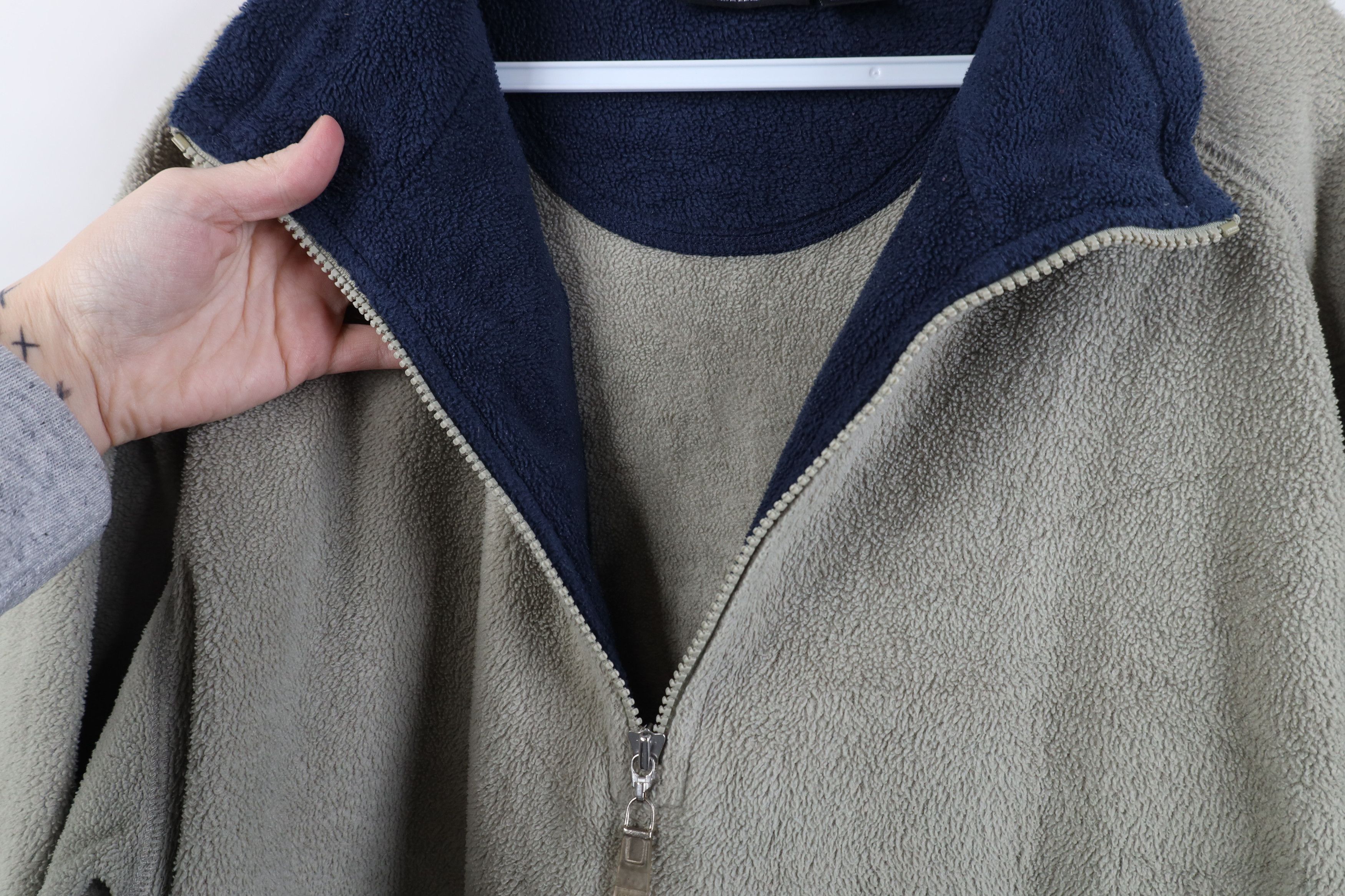 Vintage Vintage 90s Streetwear 1/4 Half Zip Fleece Pullover Sweater Size US L / EU 52-54 / 3 - 6 Thumbnail