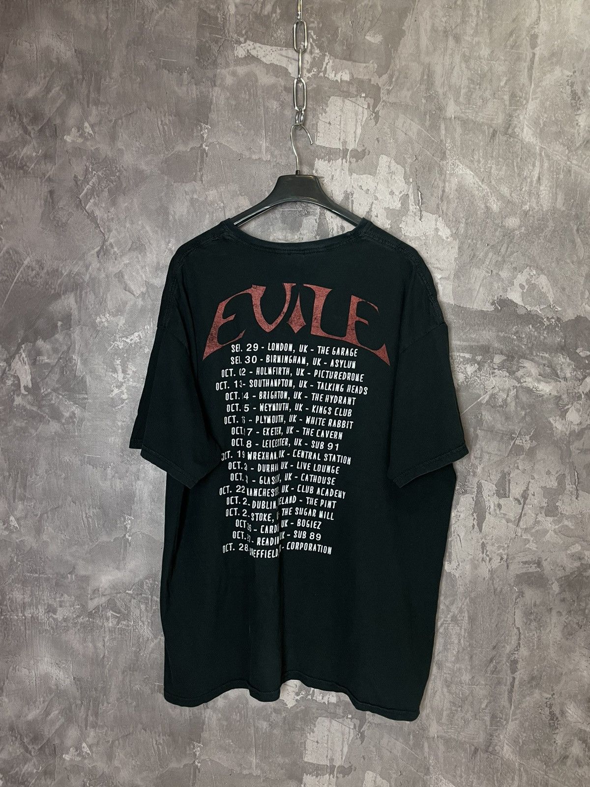 Band Tees × Vintage Evile vintage band tour t shirt dark metal AOP Size US XXL / EU 58 / 5 - 8 Thumbnail