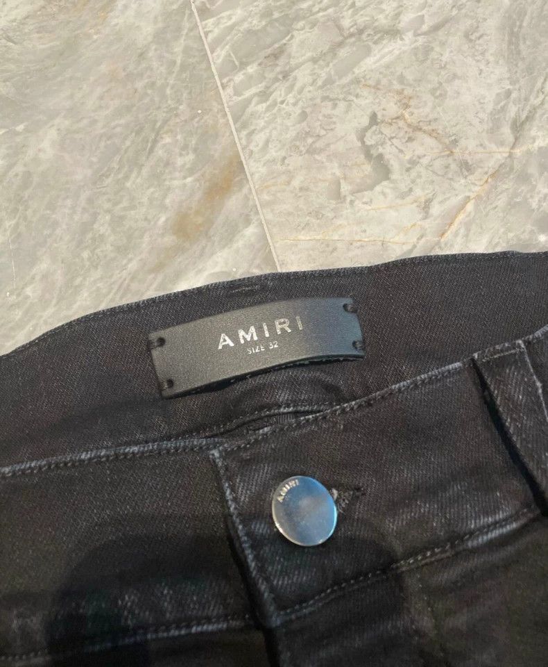Amiri Amiri paisley element patchwork black jeans Size US 32 / EU 48 - 2 Thumbnail