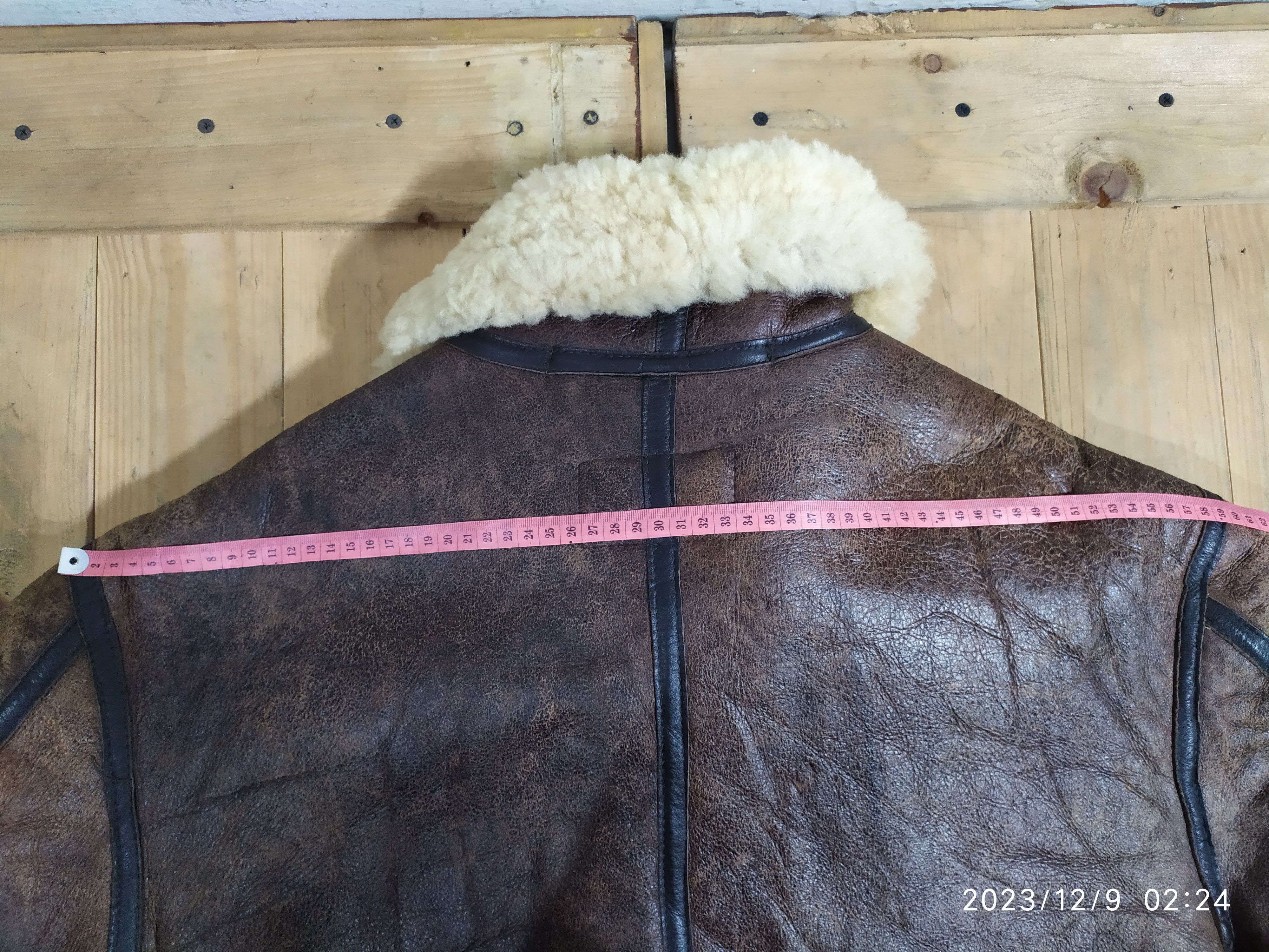 Genuine Leather MILANO CONNECTION LEATHER TYPE B3 SHEEPSKIN FLIGHT JACKET Size US L / EU 52-54 / 3 - 15 Thumbnail