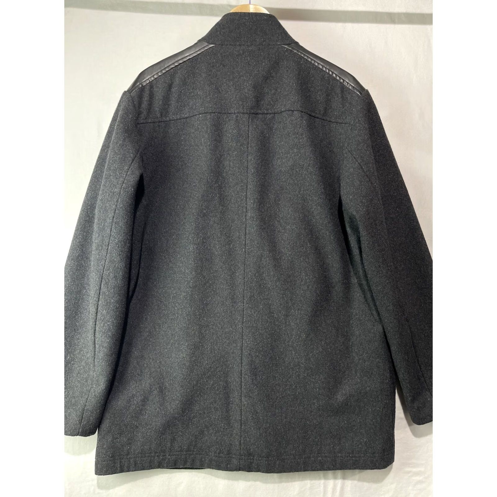 Alfani Alfani Jacket Mens Large Coat Button Up Full Zip Wool Blend Black Lined Size US L / EU 52-54 / 3 - 7 Thumbnail