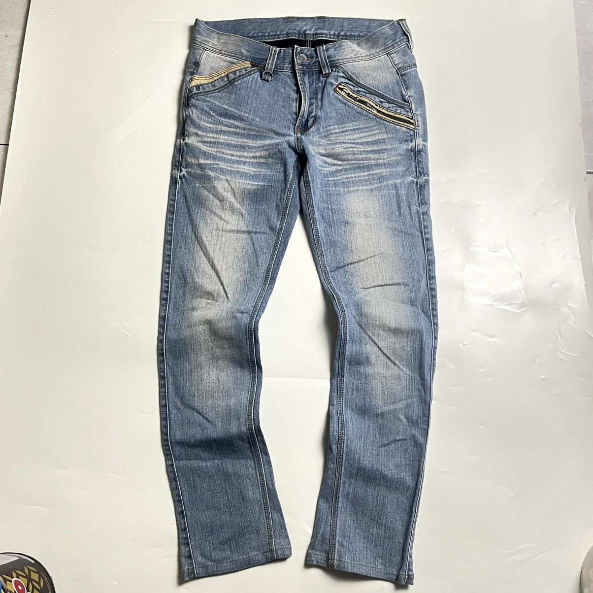If Six Was Nine 🔥HOT🔥Japanese Hideaways Nicole Mudwash denim Size US 32 / EU 48 - 1 Thumbnail