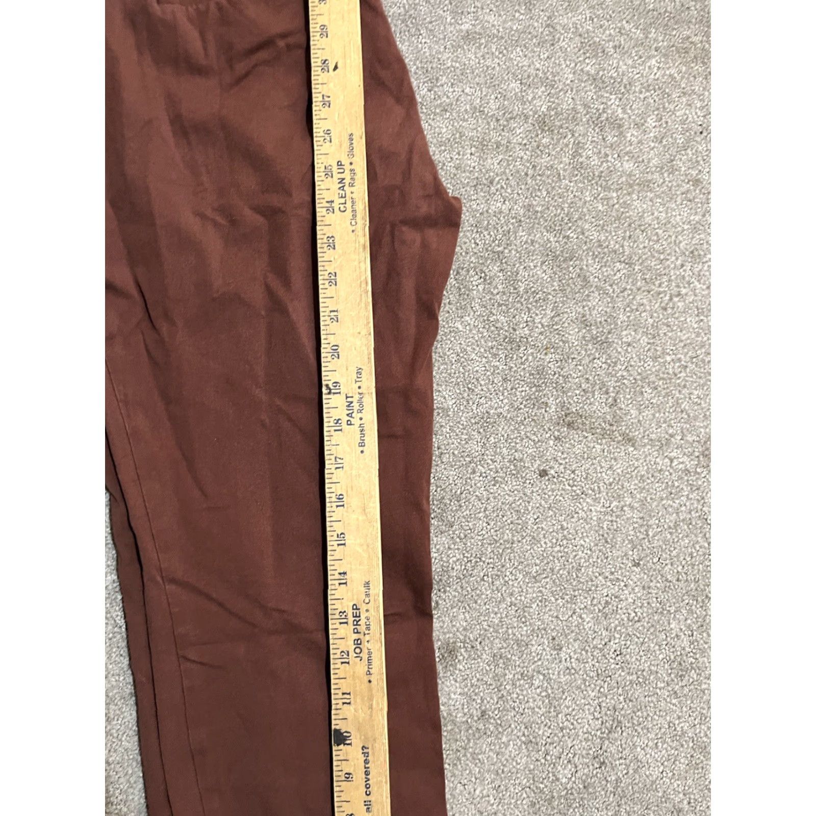 Loft LOFT Brown Dress Pants Women's Size 8 Pockets Skinny Ankle Regular Rise Mid Cotton Spandex Viscose Stretch Size 30" / US 8 / IT 44 - 6 Thumbnail