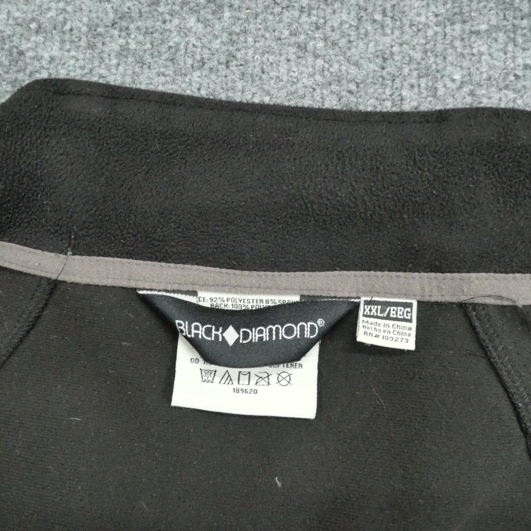 Black Diamond Black Diamond Jacket Mens 2XL Black Full Zip Outdoors Casual Size US XXL / EU 58 / 5 - 5 Thumbnail