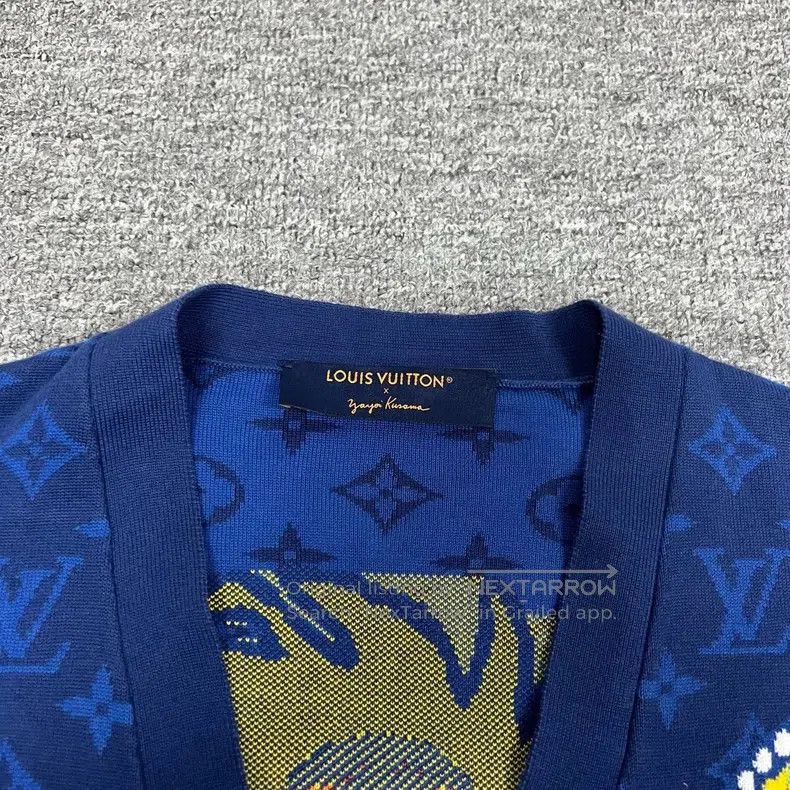 Louis Vuitton Louis Vuitton Yayoi Kusama Man-Printed Knitted Cardigan sh Size US S / EU 44-46 / 1 - 7 Thumbnail