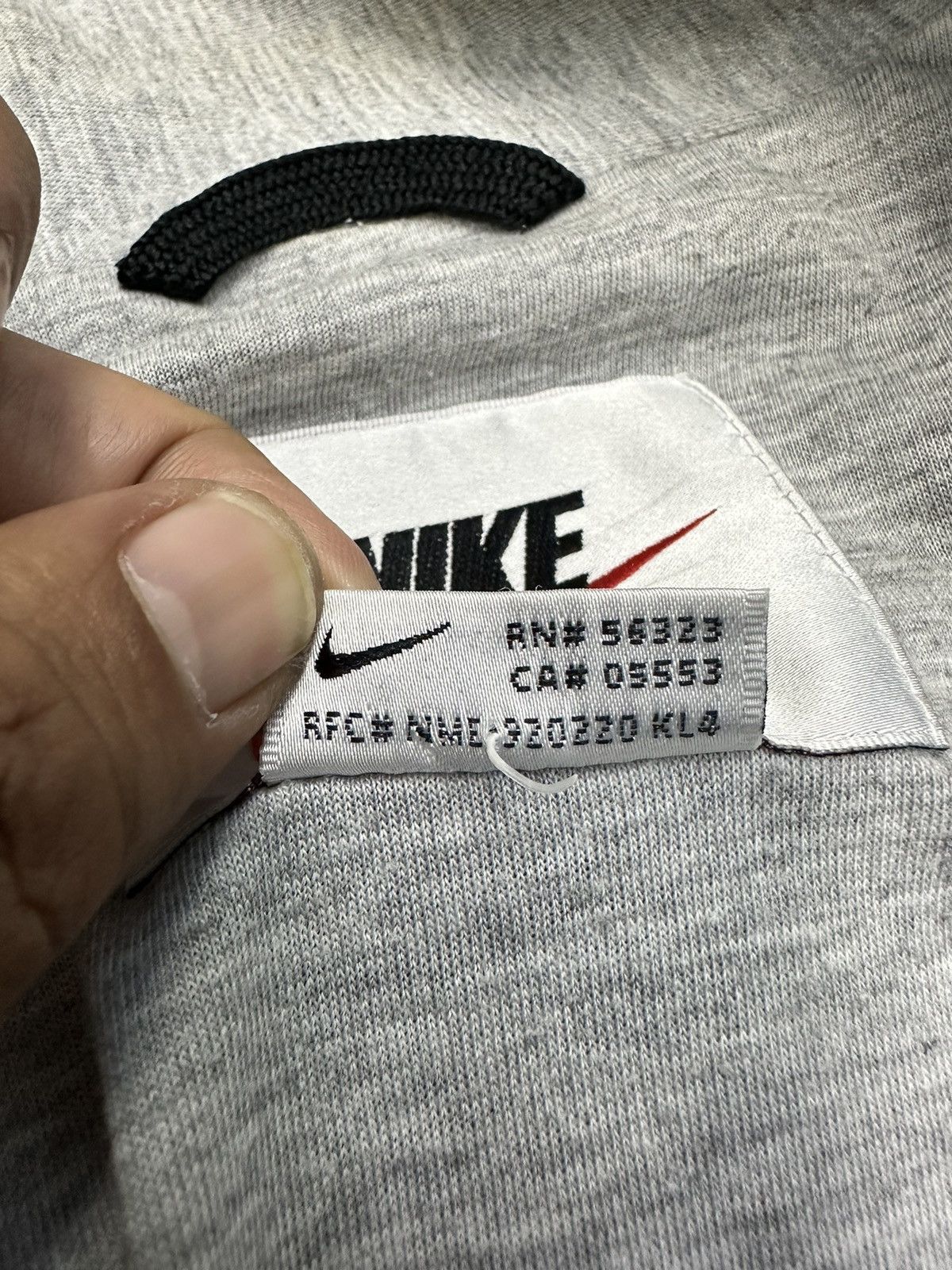 Nike × Vintage Vintage 90s Nike Swoosh Nylon Jacket MJ04 Size US M / EU 48-50 / 2 - 14 Thumbnail
