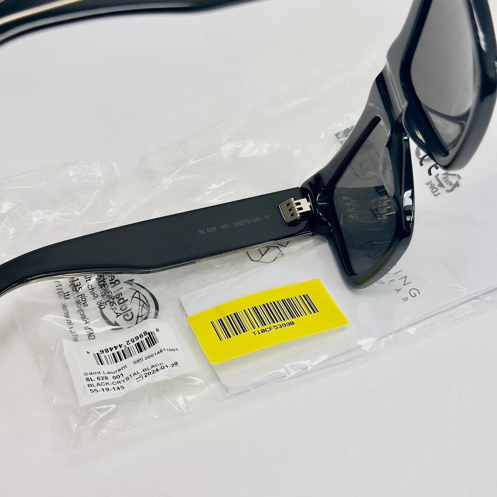 Yves Saint Laurent SAINT LAURENT Naked Wirecore 628 YSL SL628 001 Black Size ONE SIZE - 7 Thumbnail