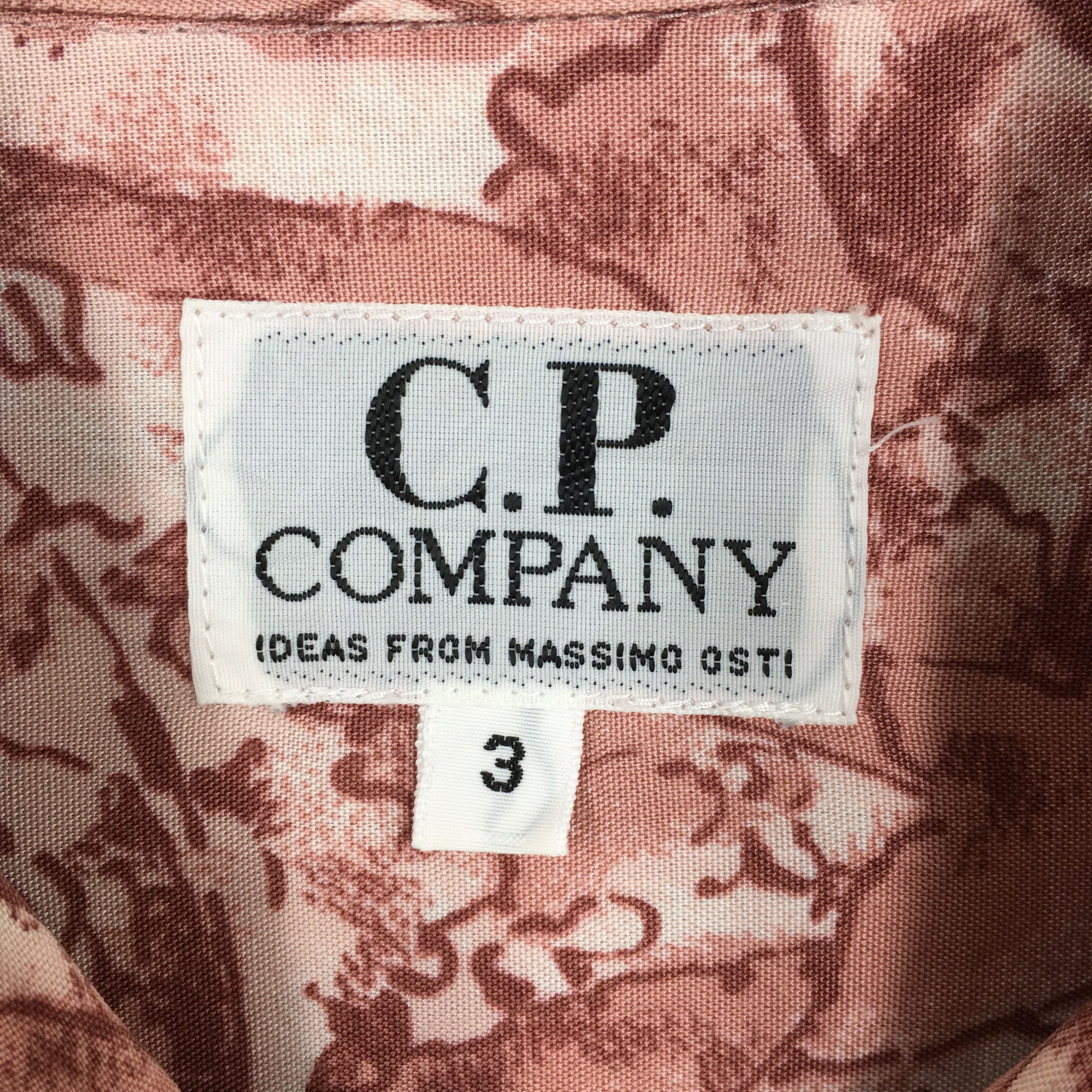 C.P. Company × Massimo Osti Vintage C.P. Company Funky Pop Art Rayon Shirt Medium Size US M / EU 48-50 / 2 - 6 Thumbnail