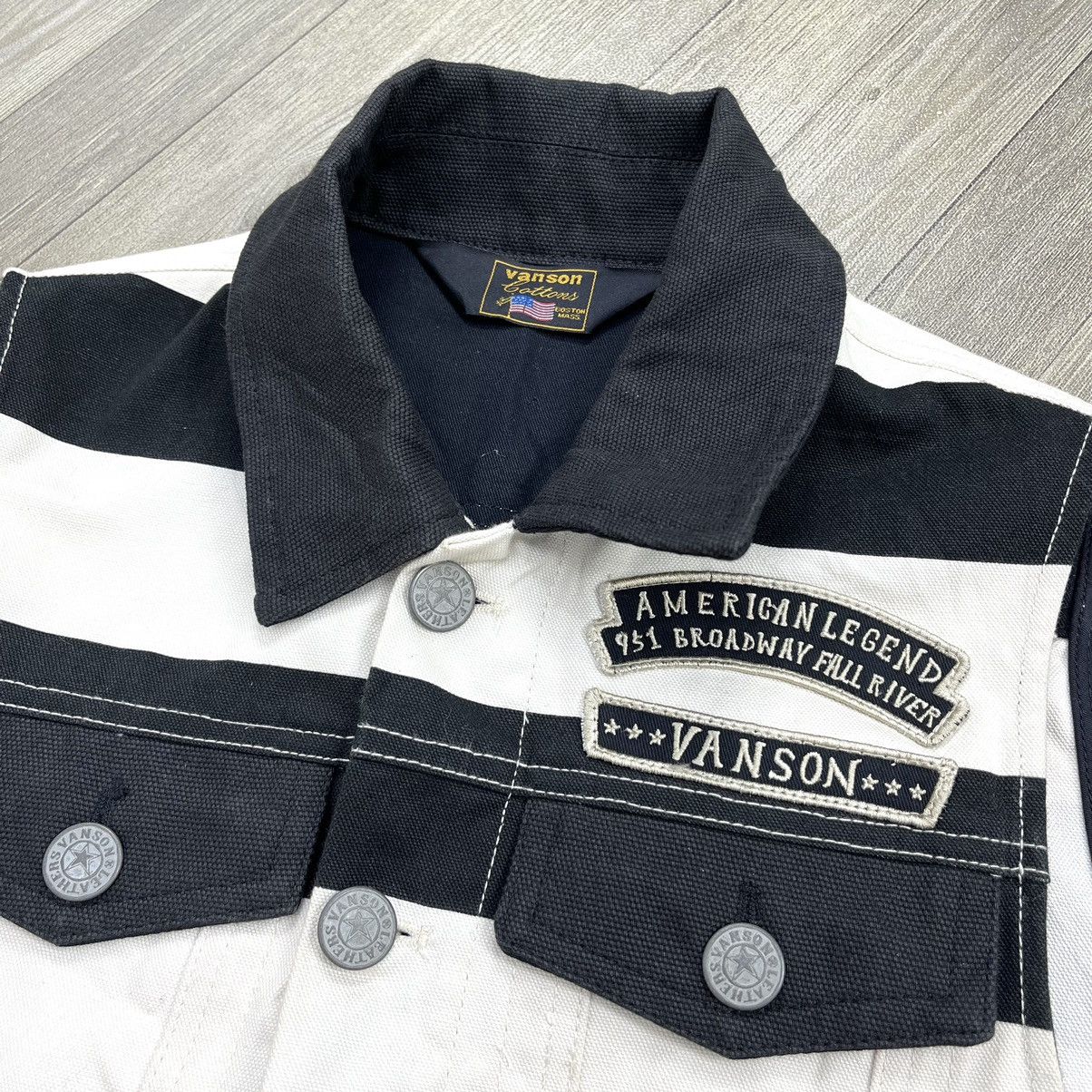 Sports Specialties × Vanson Leathers × Vintage Vintage Vanson Prisoner Motorcycle Punk Vest Ifsixwasnine Size US M / EU 48-50 / 2 - 4 Thumbnail