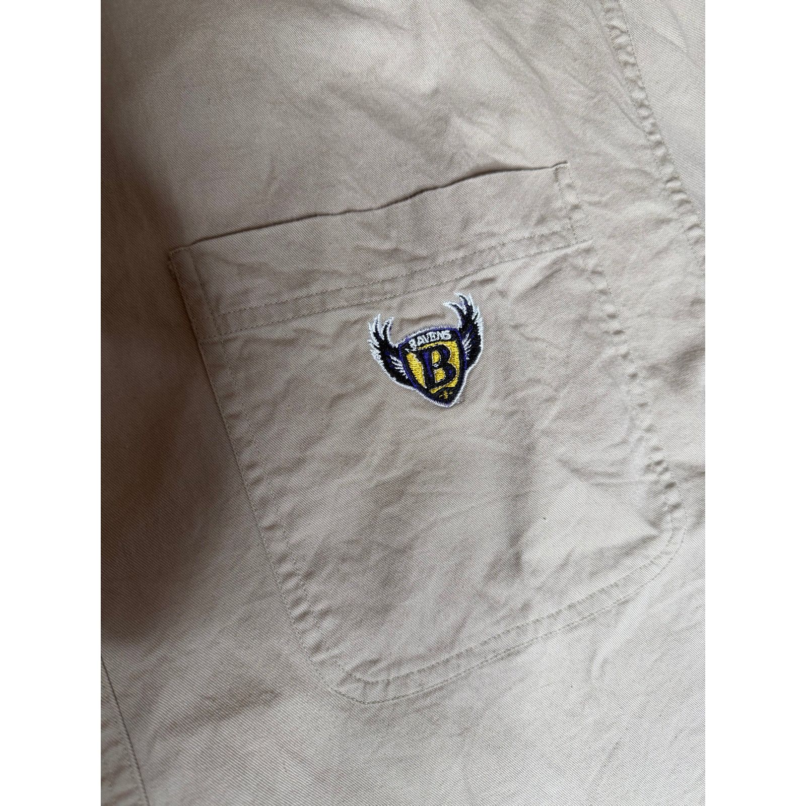 Lee × NFL × Vintage Vintage Lee Baltimore Ravens NFL Long Sleeve Button Up Shirt Size US L / EU 52-54 / 3 - 3 Thumbnail