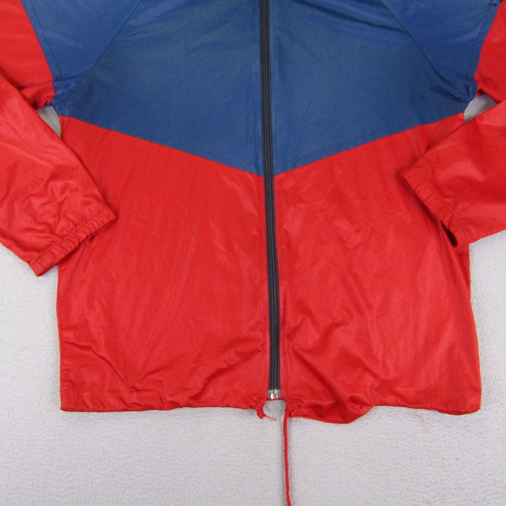 Adidas VINTAGE adidas Jacket Men Medium Red Windbreaker Zip Up 80s 70s Lightweight Zip Hoodie Pockets Logo Size US M / EU 48-50 / 2 - 3 Thumbnail