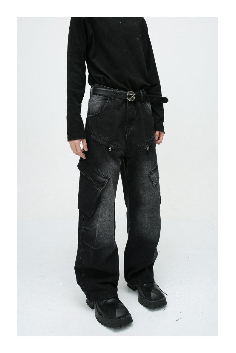 Japanese Brand × Jean American retro loose straight cargo jeans Size US 32 / EU 48 - 2 Thumbnail