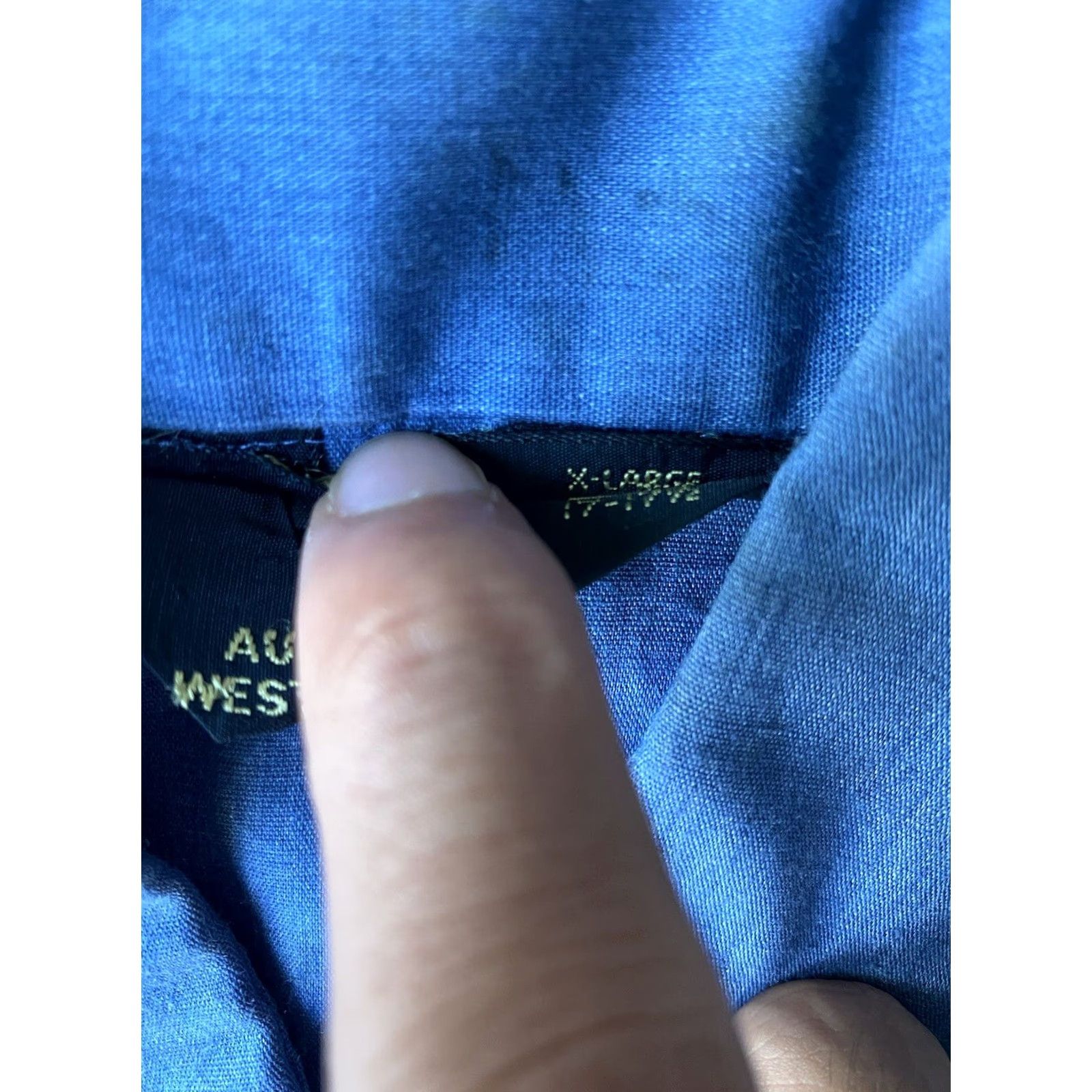 Sears VINTAGE Sears Western Wear Pearl Snap Cowboy Shirt XL Embroidered 17-17.5 Black Long Sleeve Rockabilly Casual Mens Size US XL / EU 56 / 4 - 3 Thumbnail