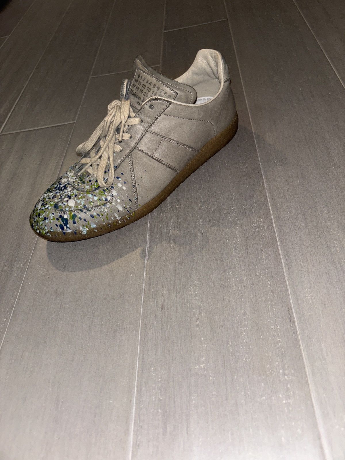 Maison Margiela Maison margiela dark grey paint splatter Size US 9 / EU 42 - 6 Thumbnail