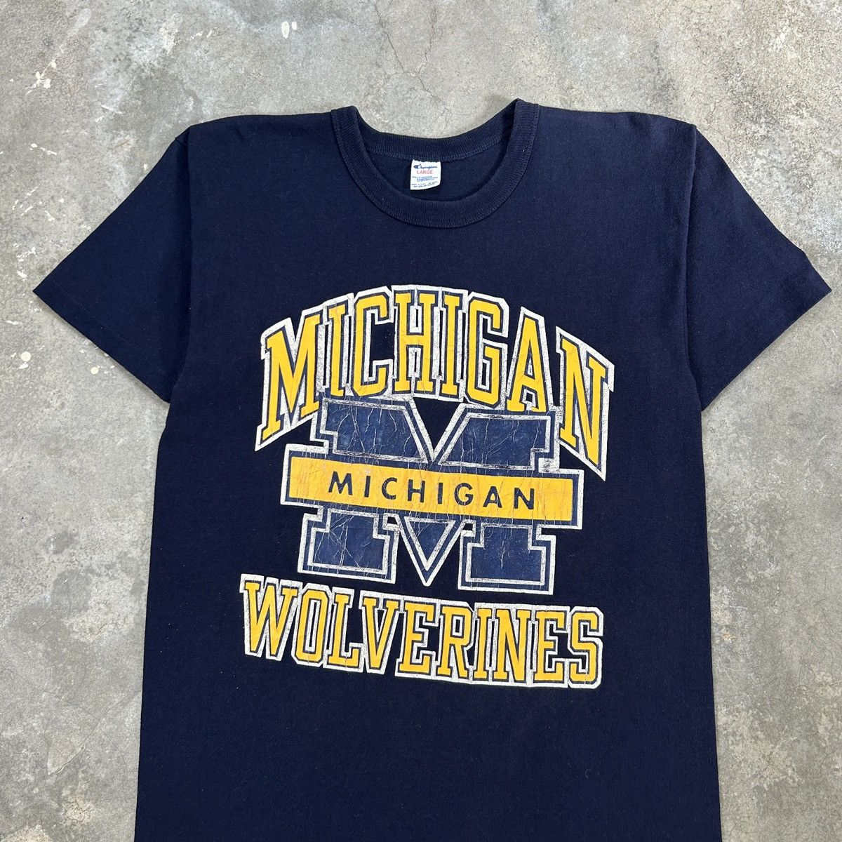 Champion × Vintage 1980s Champion - Michigan Wolverines Size US M / EU 48-50 / 2 - 3 Thumbnail