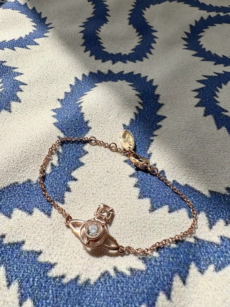 Vivienne Westwood Vivienne Westwood Vintage Hollow Saturn Glitter Bracelet Size ONE SIZE - 1 Thumbnail