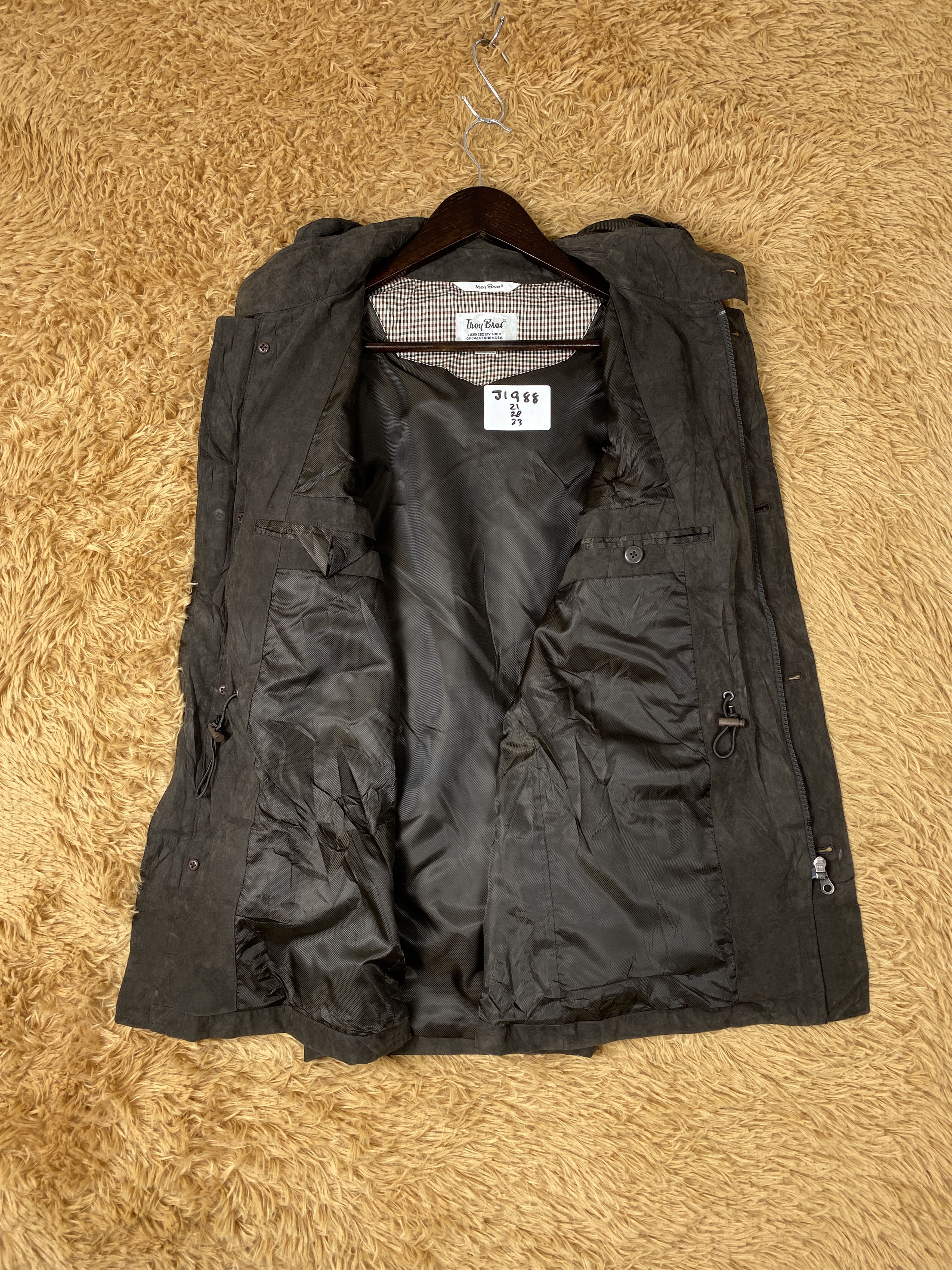 Japanese Brand Vintage Troy Bros Hoodie Jacket J1988 Size US S / EU 44-46 / 1 - 7 Thumbnail