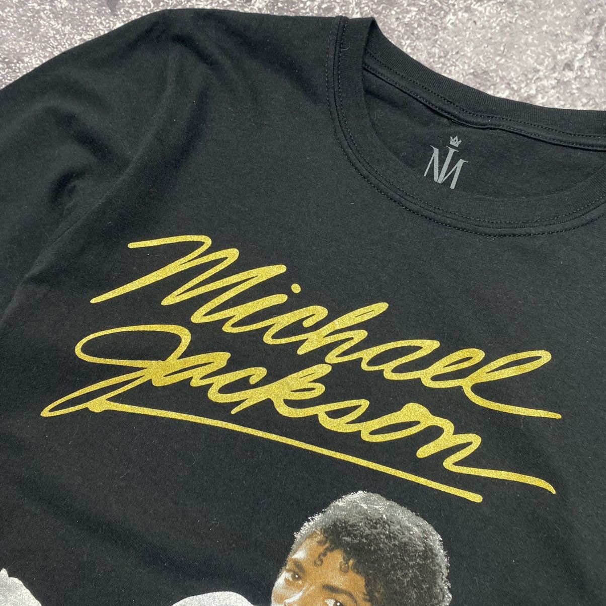 Band Tees Vintage Michael Jackson Big Graphic Logo Thrilles tee Size US S / EU 44-46 / 1 - 3 Thumbnail
