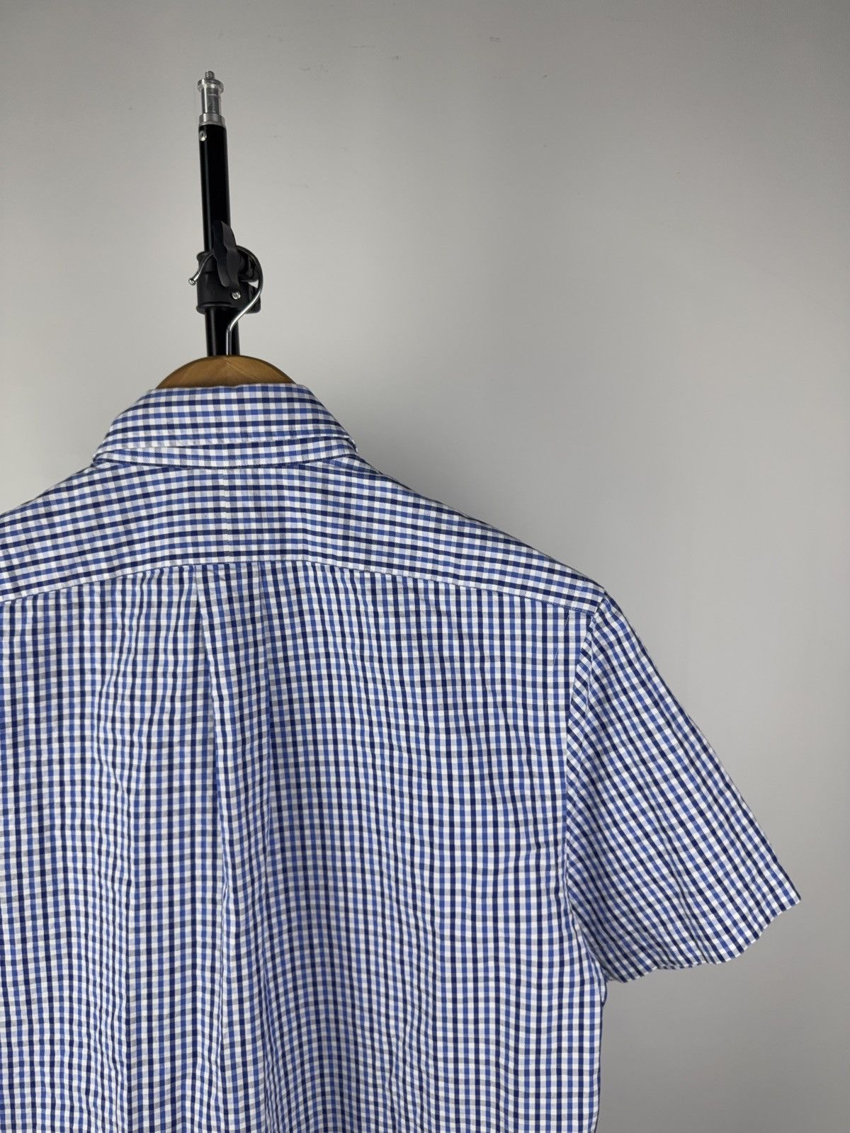 Polo Ralph Lauren 00s Luxury Ralph Lauren Seersucker Gingham Shirt Blue Size US S / EU 44-46 / 1 - 6 Thumbnail