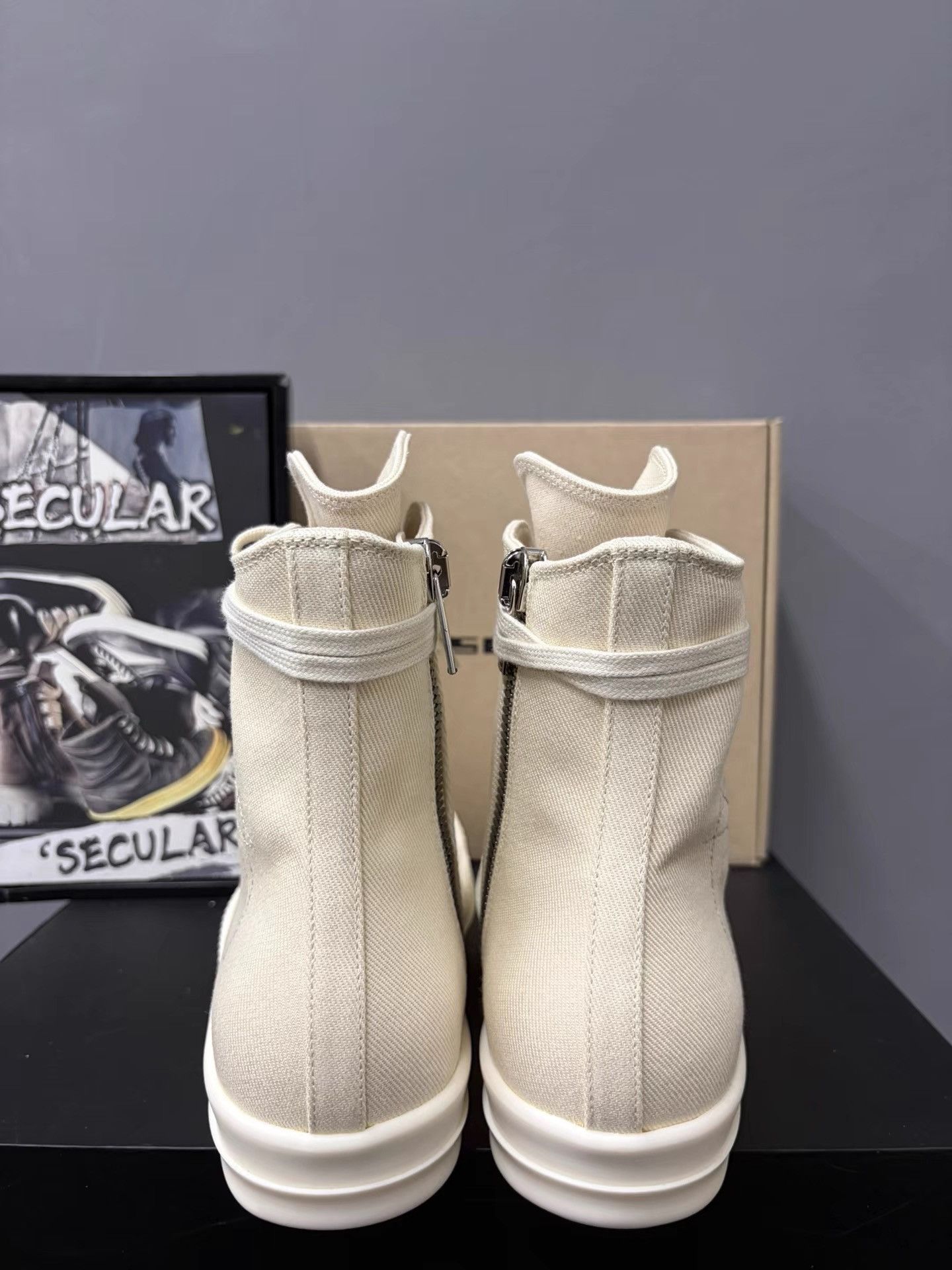Rick Owens RickOwens DRKSHDW High-top Big Converse K34 Size US 7 / EU 40 - 7 Thumbnail