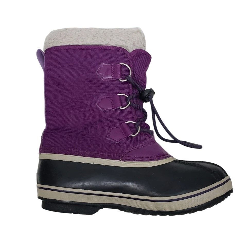 SOREL SOREL Kids' Yoot Pac Waterproof Boots Nylon Canvas Winter 3 Size US 4 / IT 34 - 3 Thumbnail