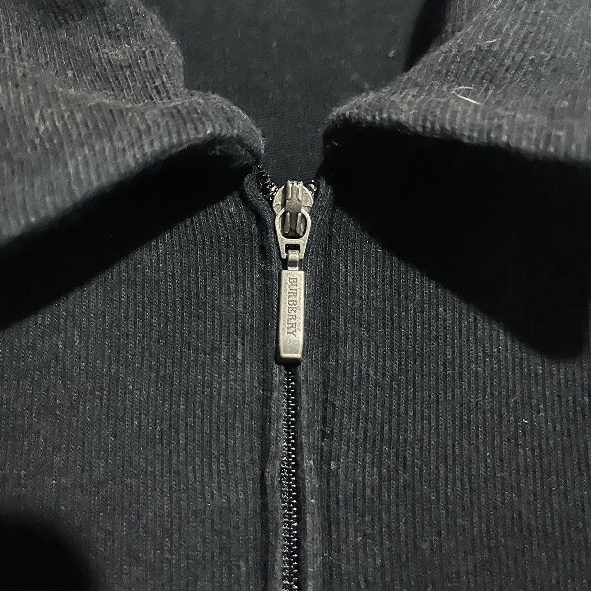 Burberry Burberry London Black Half-Zip Polo Shirt with Contrast Trim Size US L / EU 52-54 / 3 - 5 Thumbnail
