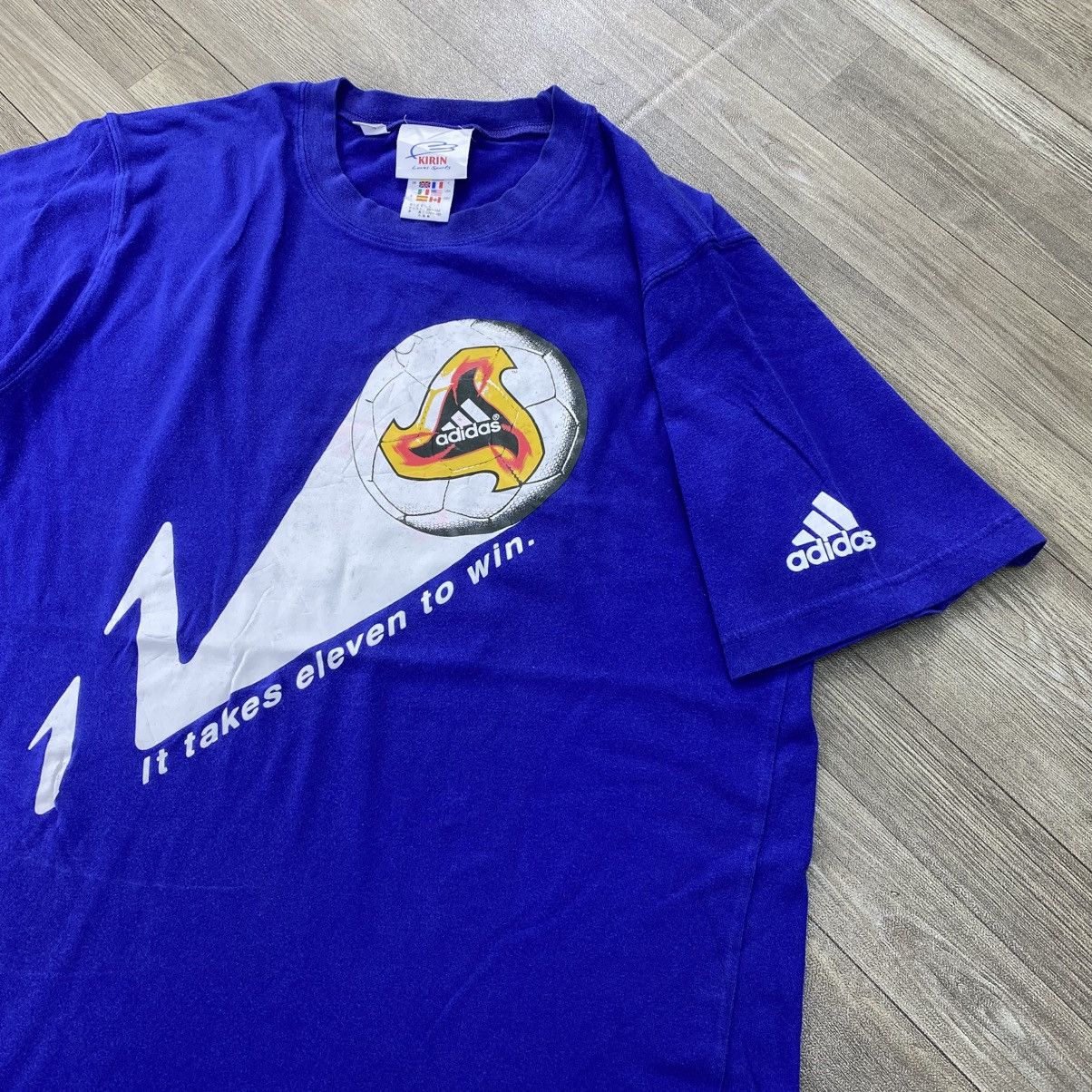Adidas 🇯🇵2002 Vintage Adidas Kirin Japan National FIFA WORLD CUP Tee Size US L / EU 52-54 / 3 - 7 Thumbnail