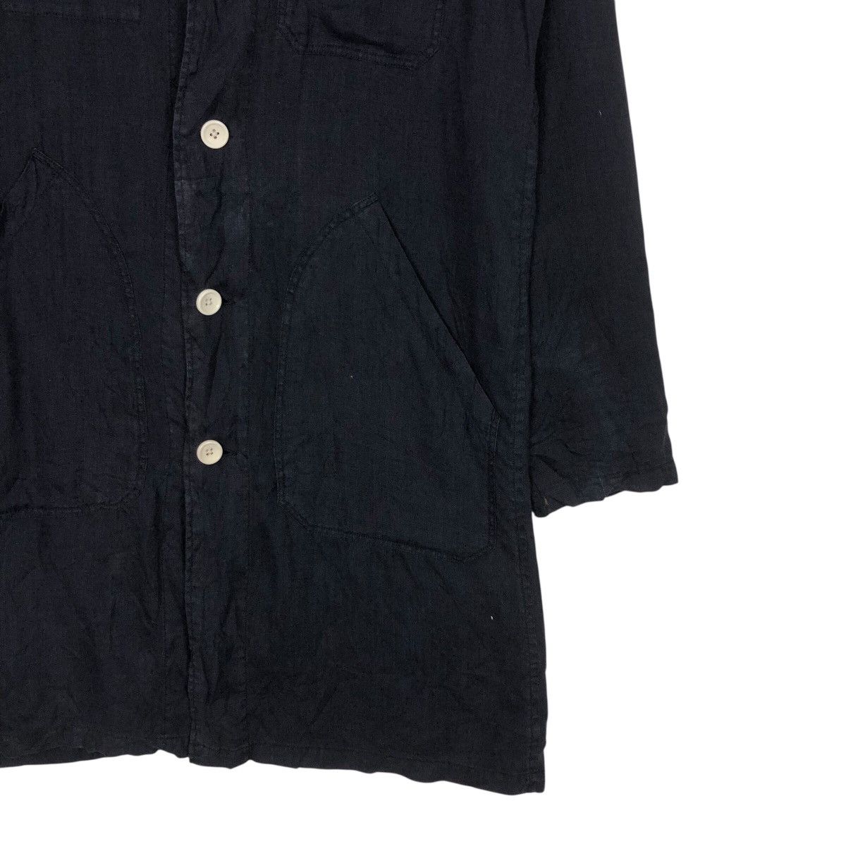 Beams Plus 📌Rich Blue Vintage Long Jacket Beams Plus Issey Miyake Size US M / EU 48-50 / 2 - 6 Thumbnail