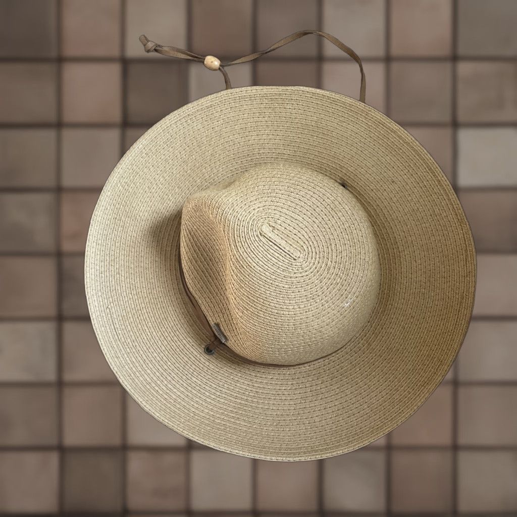 Vintage Connor Handmade 4” Wide Brim Natural Fibers Sun Hat For Camping Kayaking Garden Size ONE SIZE - 1 Thumbnail