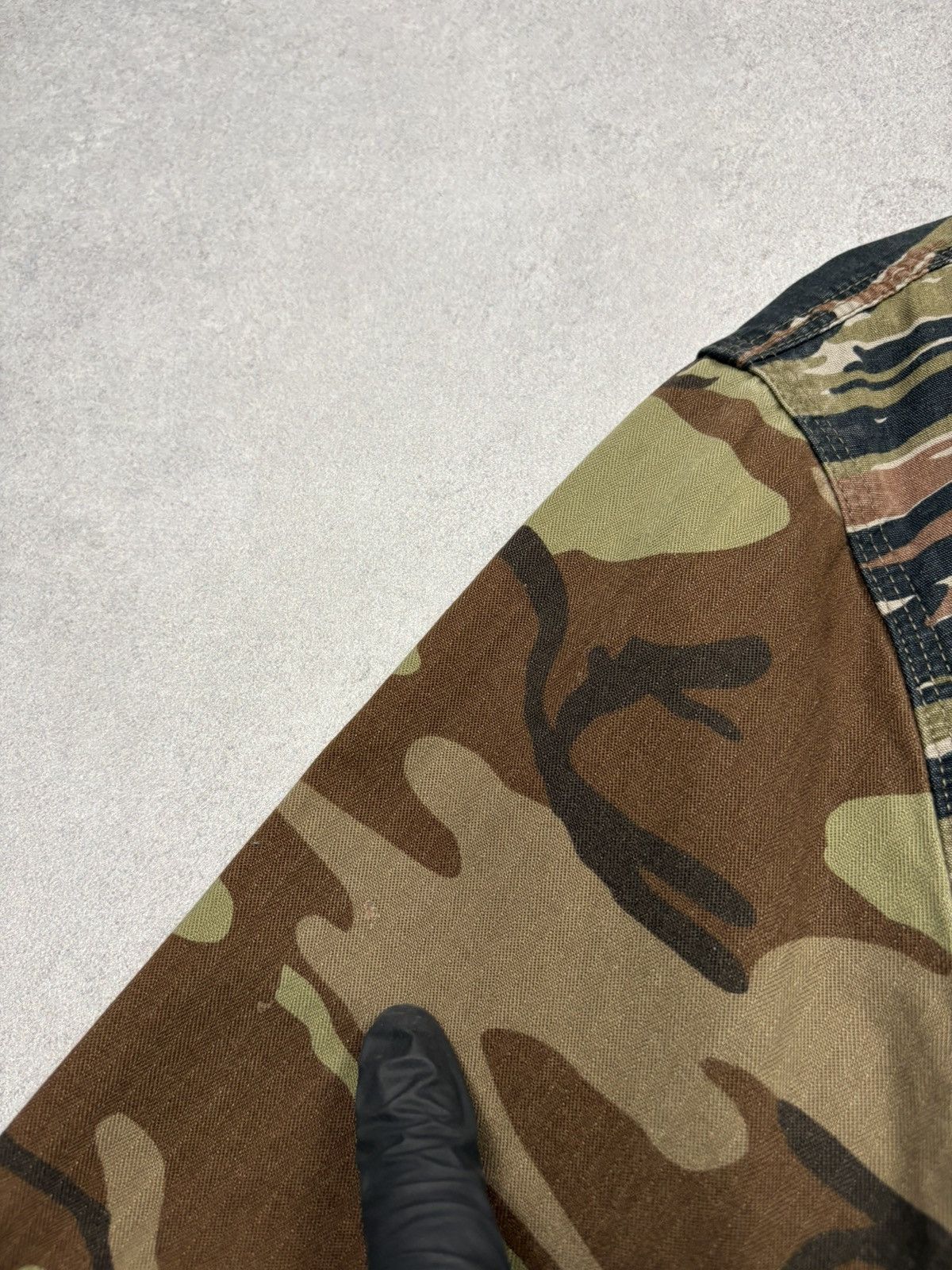 Denim & Supply Ralph Lauren Ralph Lauren Denim & Supply Camo Patchwork Military Shirt Size US M / EU 48-50 / 2 - 13 Thumbnail