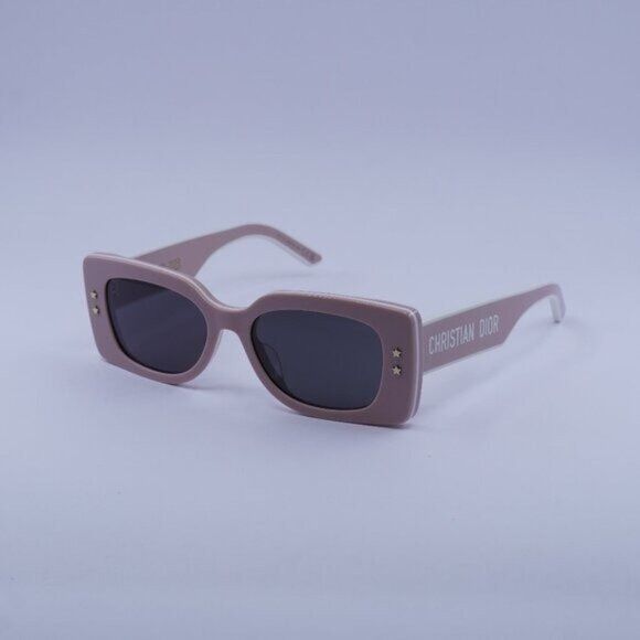 Dior Dior DIORPACIFIC S1U 40A0 Sunglasses Pink/White Rectangle Size ONE SIZE - 2 Thumbnail
